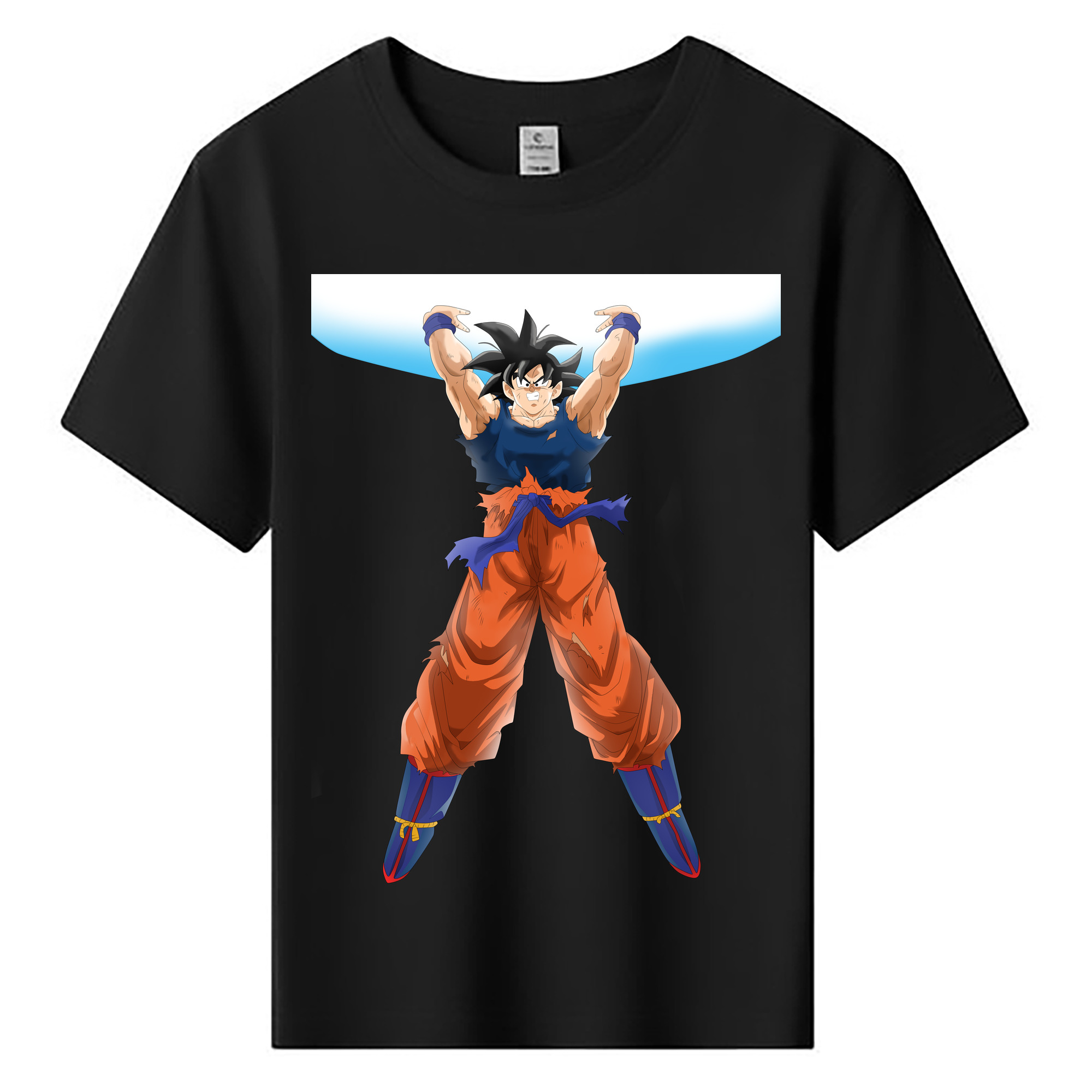 （画像用） ドラゴンボール 孫悟空（そん ごくう）Son Goku カカロット DRAGON BALL Kakarotto 綿100％キッズTシャツ（フロントプリント）