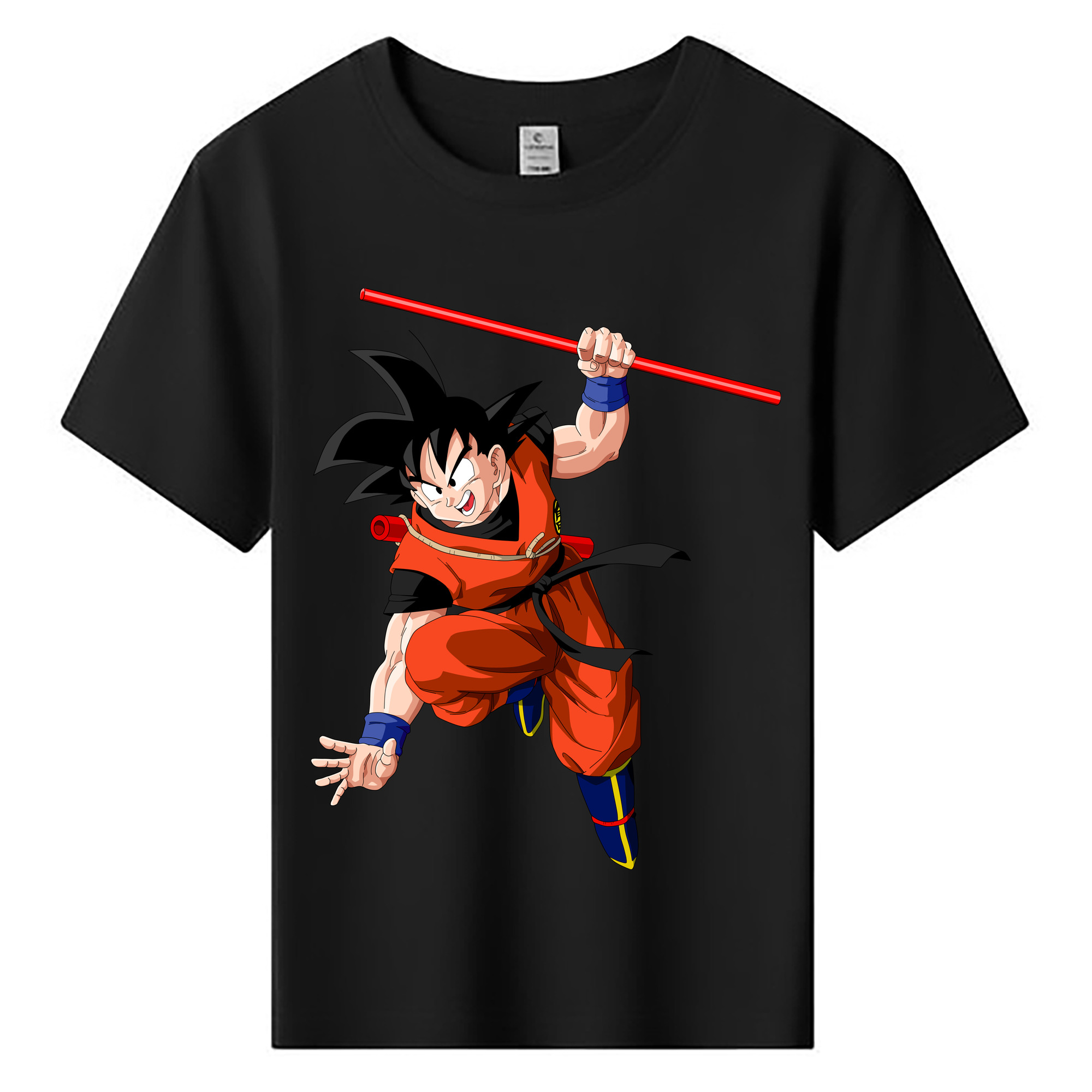 （画像用） ドラゴンボール 孫悟空（そん ごくう）Son Goku カカロット DRAGON BALL Kakarotto 綿100％キッズTシャツ（フロントプリント）