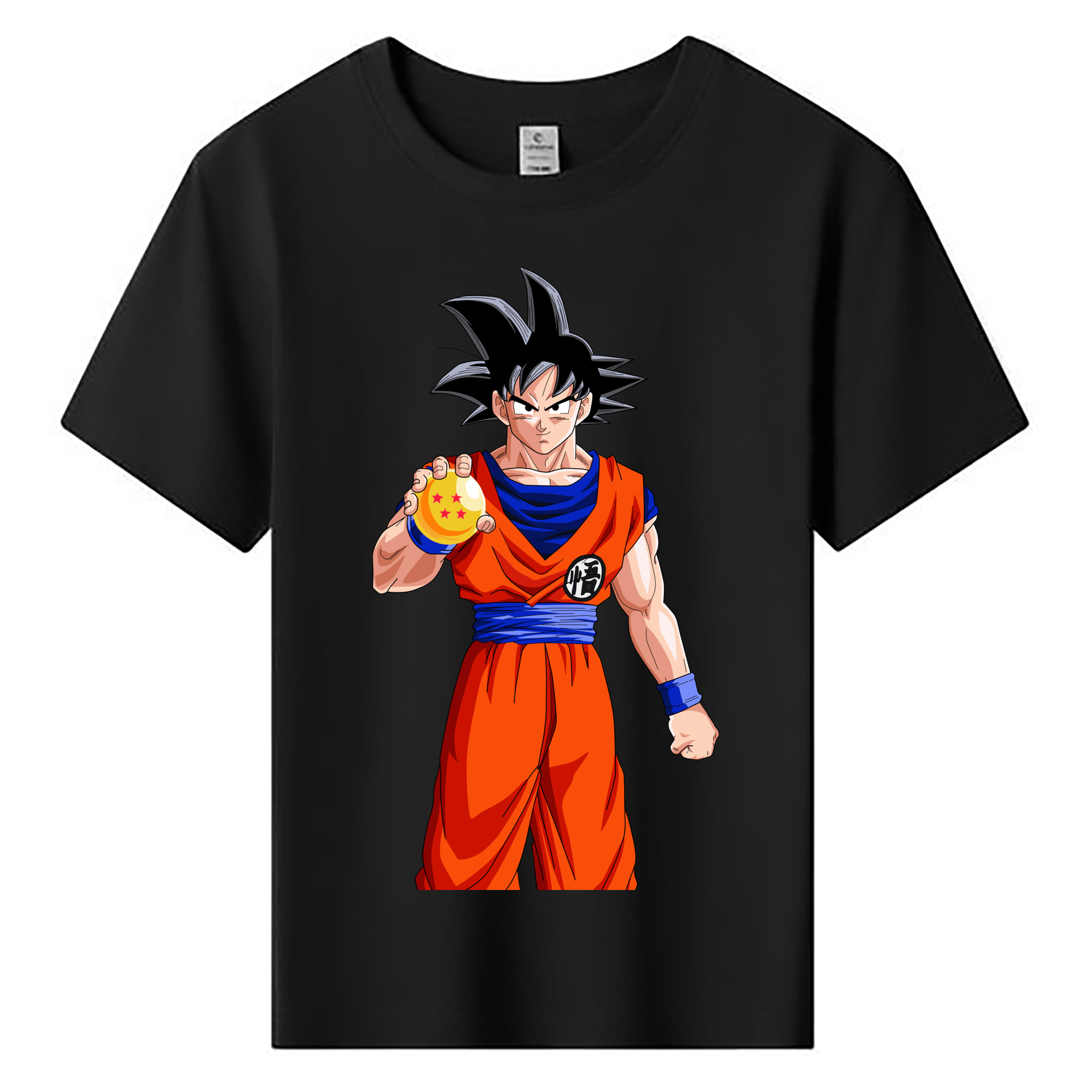 （画像用） ドラゴンボール 孫悟空（そん ごくう）Son Goku カカロット DRAGON BALL Kakarotto 綿100％キッズTシャツ（フロントプリント）