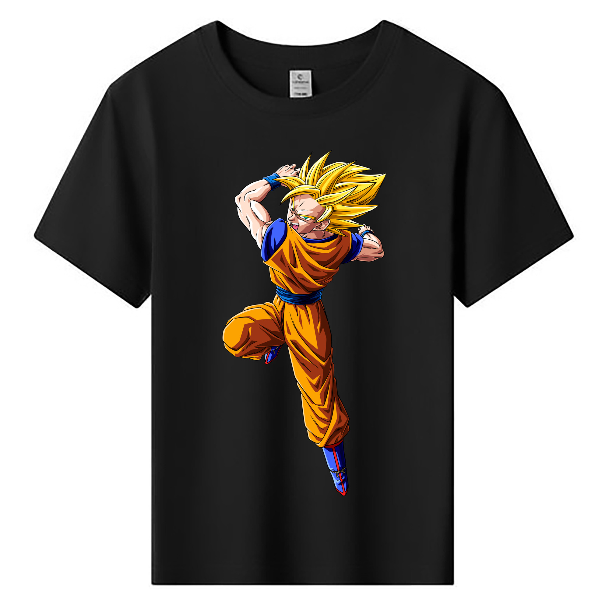 （画像用） ドラゴンボール 孫悟空（そん ごくう）Son Goku カカロット DRAGON BALL Kakarotto 綿100％キッズTシャツ（フロントプリント）