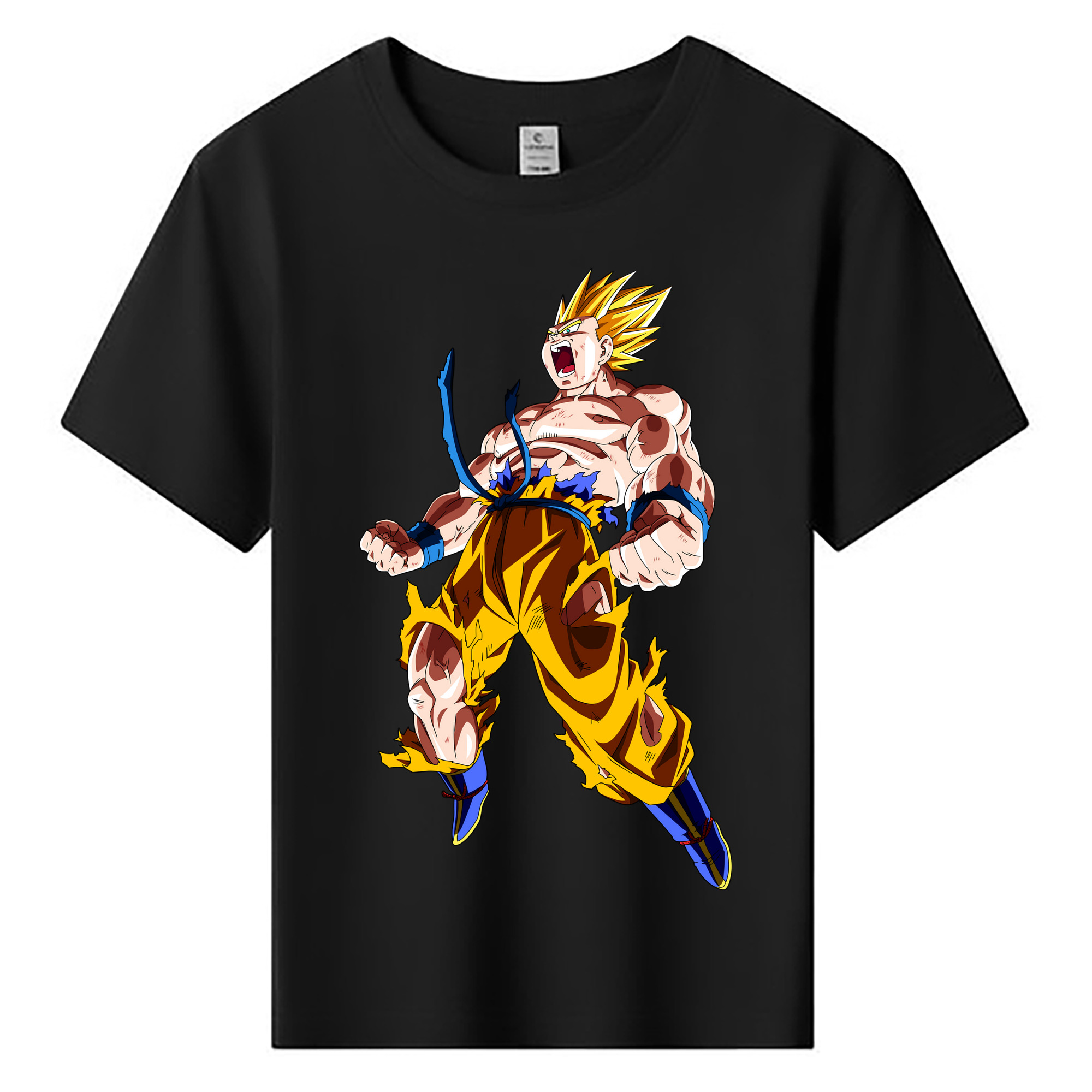 （画像用） ドラゴンボール 孫悟空（そん ごくう）Son Goku カカロット DRAGON BALL Kakarotto 綿100％キッズTシャツ（フロントプリント）