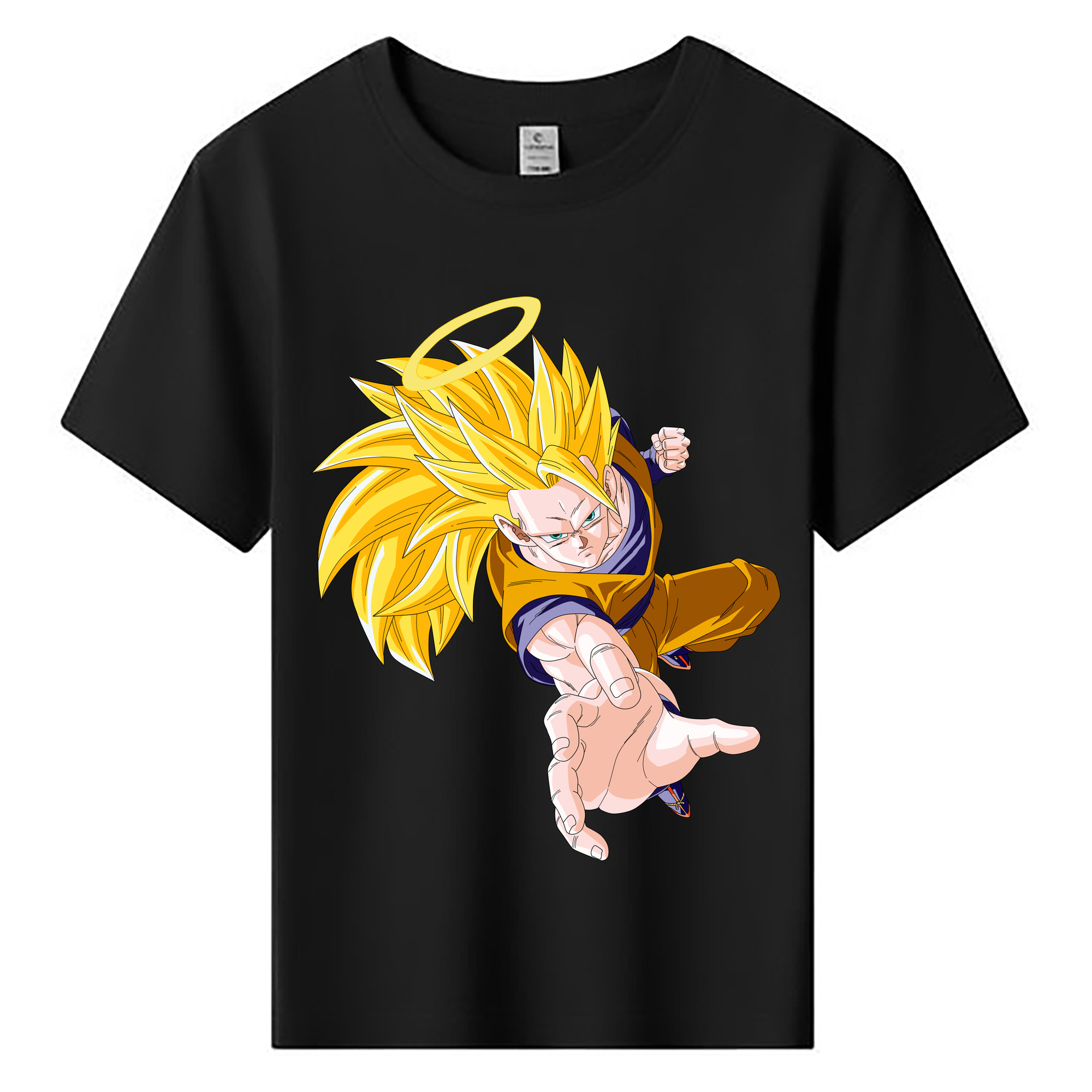 （画像用） ドラゴンボール 孫悟空（そん ごくう）Son Goku カカロット DRAGON BALL Kakarotto 綿100％キッズTシャツ（フロントプリント）