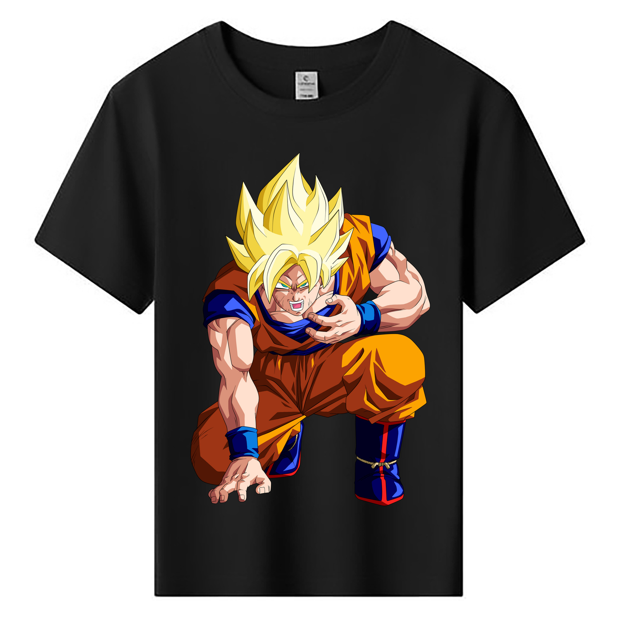 （画像用） ドラゴンボール 孫悟空（そん ごくう）Son Goku カカロット DRAGON BALL Kakarotto 綿100％キッズTシャツ（フロントプリント）