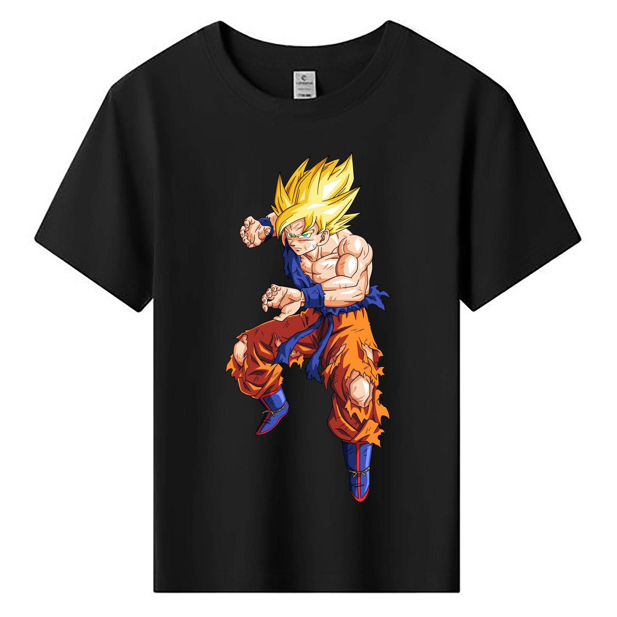 （画像用） ドラゴンボール 孫悟空（そん ごくう）Son Goku カカロット DRAGON BALL Kakarotto 綿100％キッズTシャツ（フロントプリント）