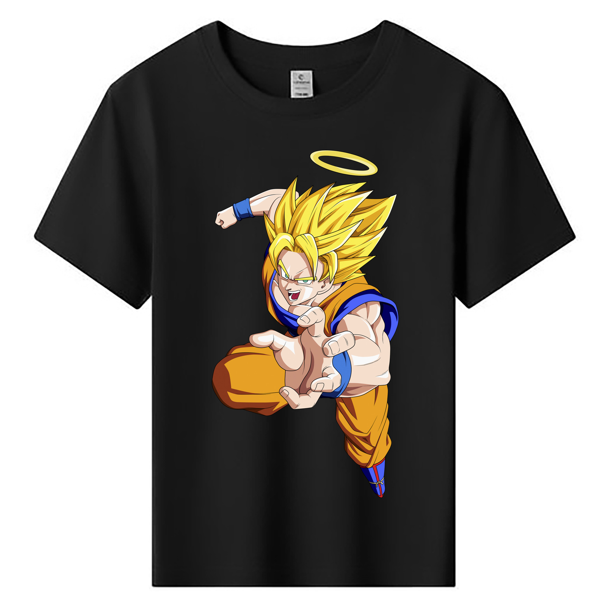（画像用） ドラゴンボール 孫悟空（そん ごくう）Son Goku カカロット DRAGON BALL Kakarotto 綿100％キッズTシャツ（フロントプリント）