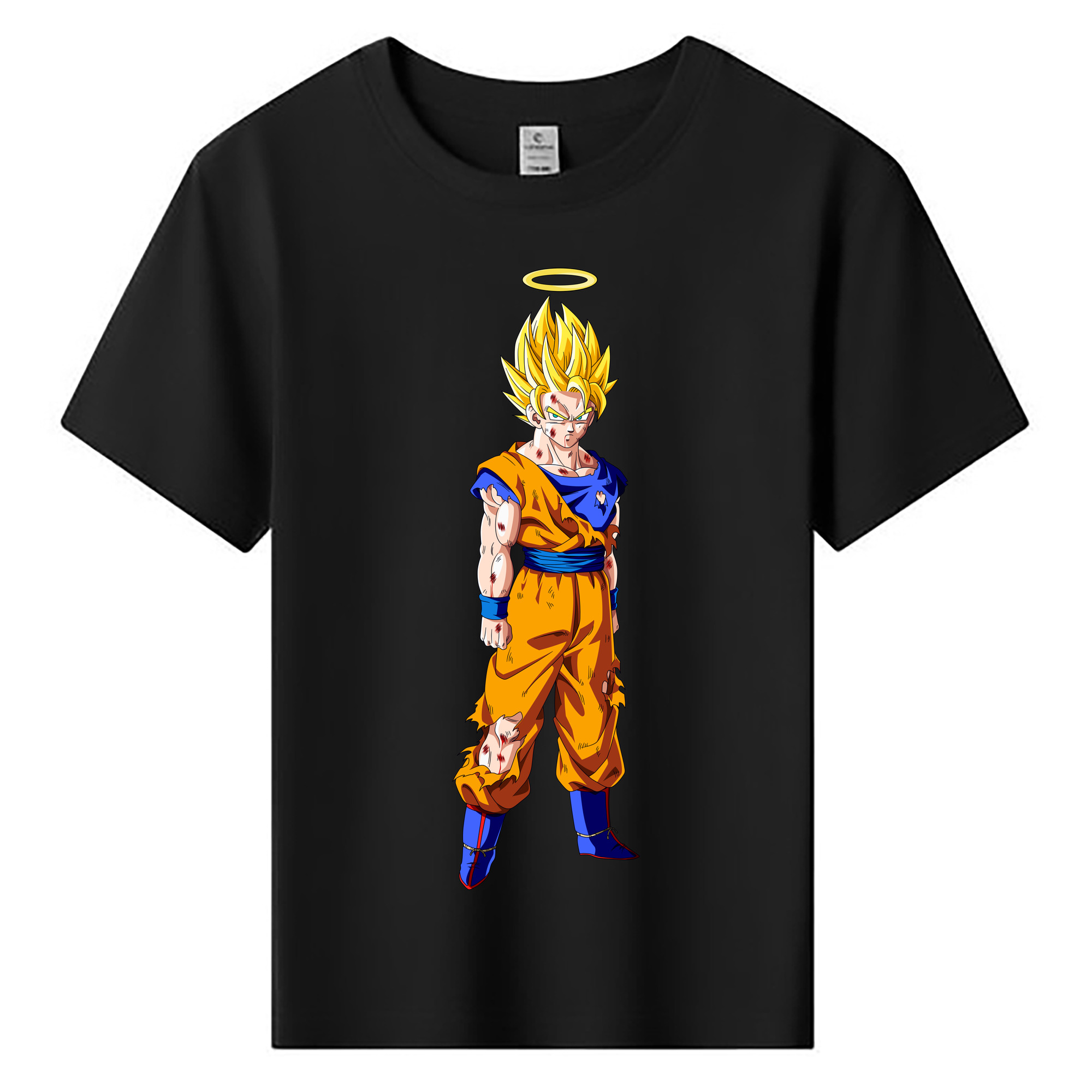 （画像用） ドラゴンボール 孫悟空（そん ごくう）Son Goku カカロット DRAGON BALL Kakarotto 綿100％キッズTシャツ（フロントプリント）