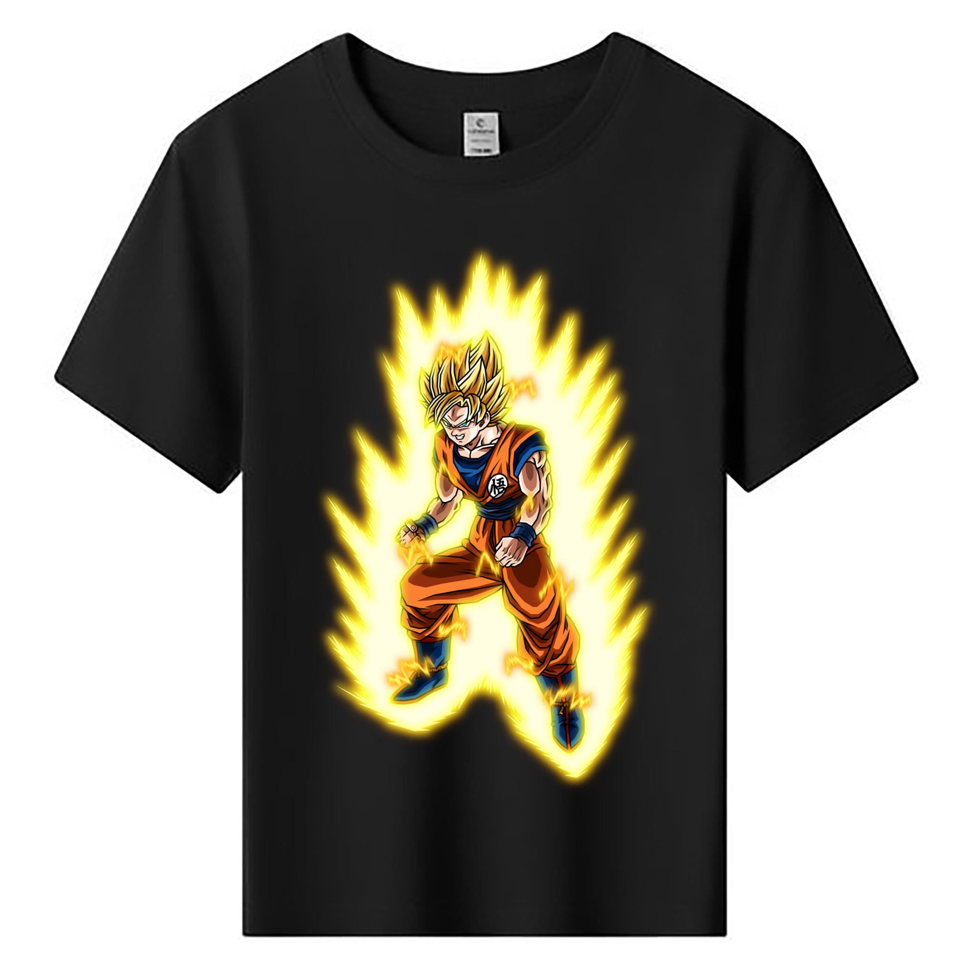 （画像用） ドラゴンボール 孫悟空（そん ごくう）Son Goku カカロット DRAGON BALL Kakarotto 綿100％キッズTシャツ（フロントプリント）