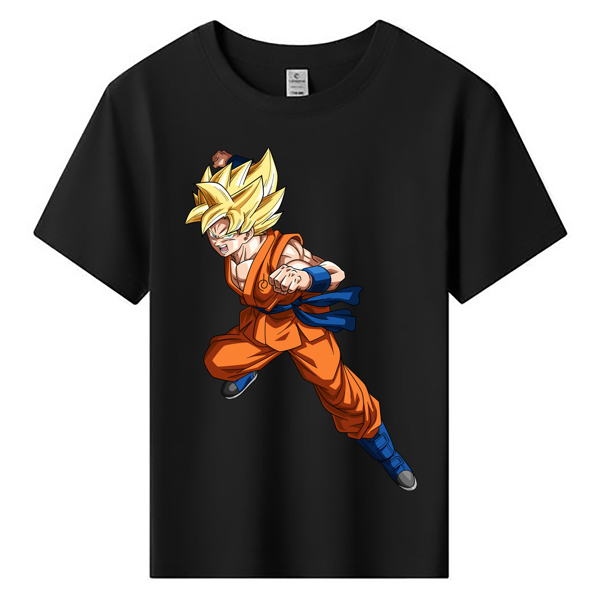 （画像用） ドラゴンボール 孫悟空（そん ごくう）Son Goku カカロット DRAGON BALL Kakarotto 綿100％キッズTシャツ（フロントプリント）