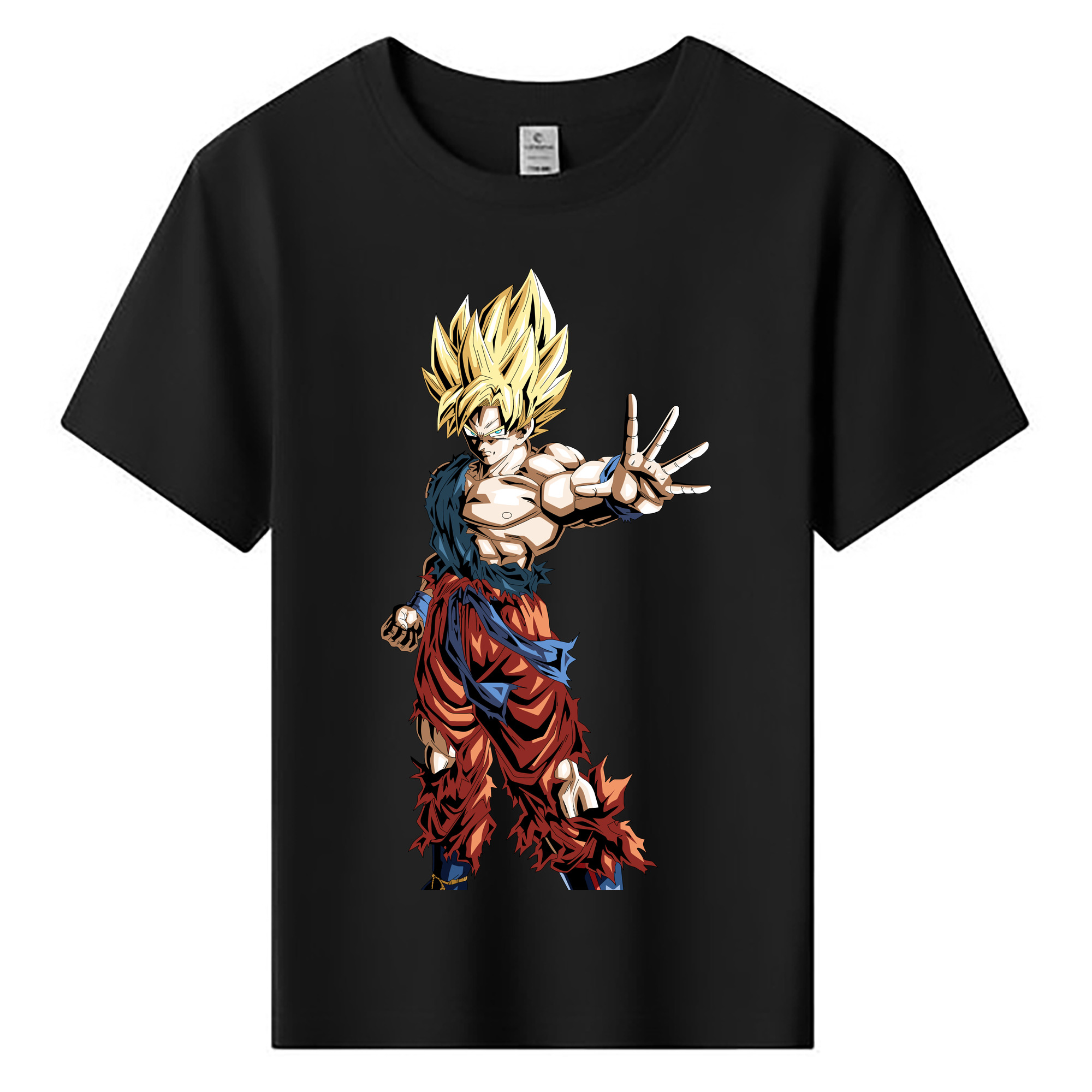 （画像用） ドラゴンボール 孫悟空（そん ごくう）Son Goku カカロット DRAGON BALL Kakarotto 綿100％キッズTシャツ（フロントプリント）