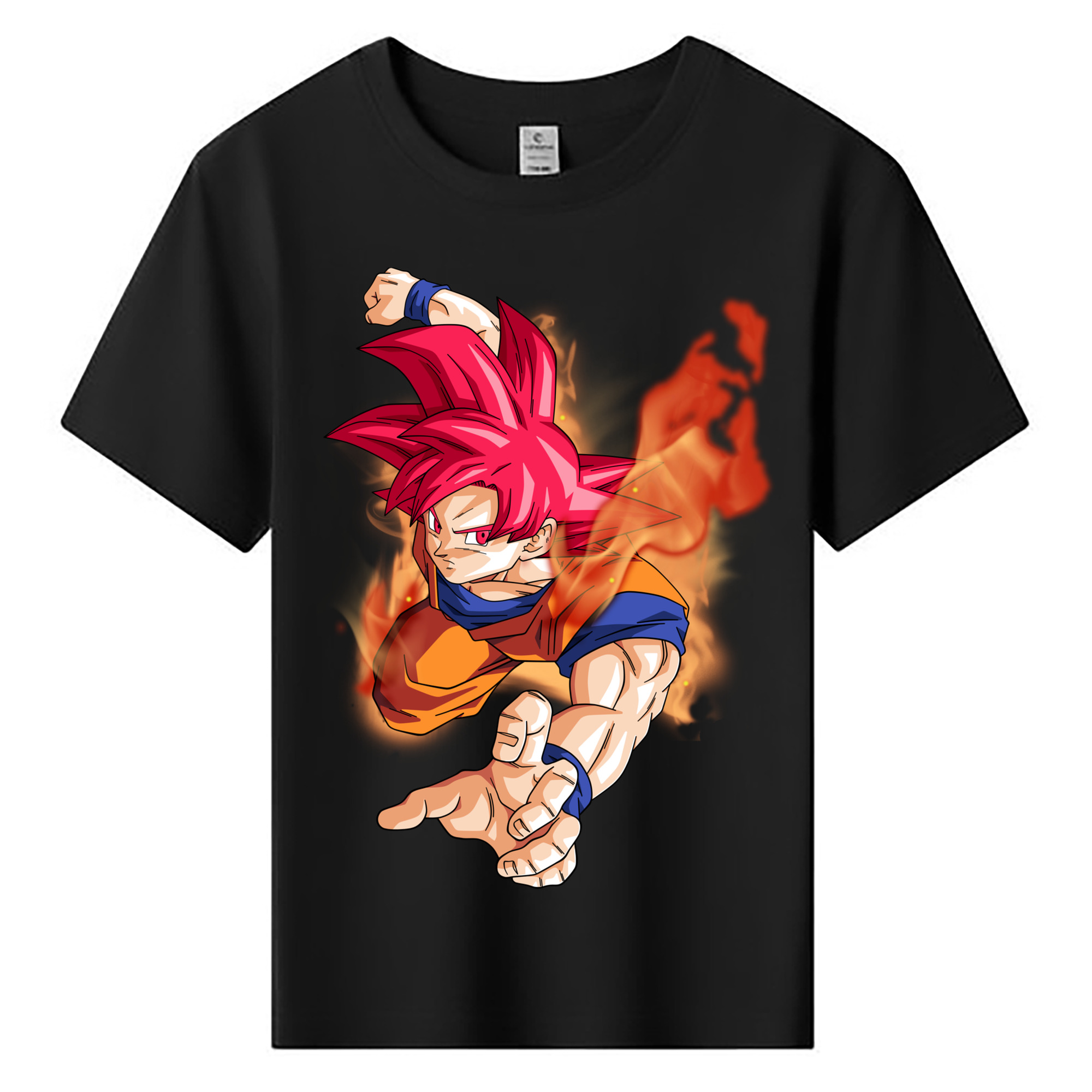 （画像用） ドラゴンボール 孫悟空（そん ごくう）Son Goku カカロット DRAGON BALL Kakarotto 綿100％キッズTシャツ（フロントプリント）