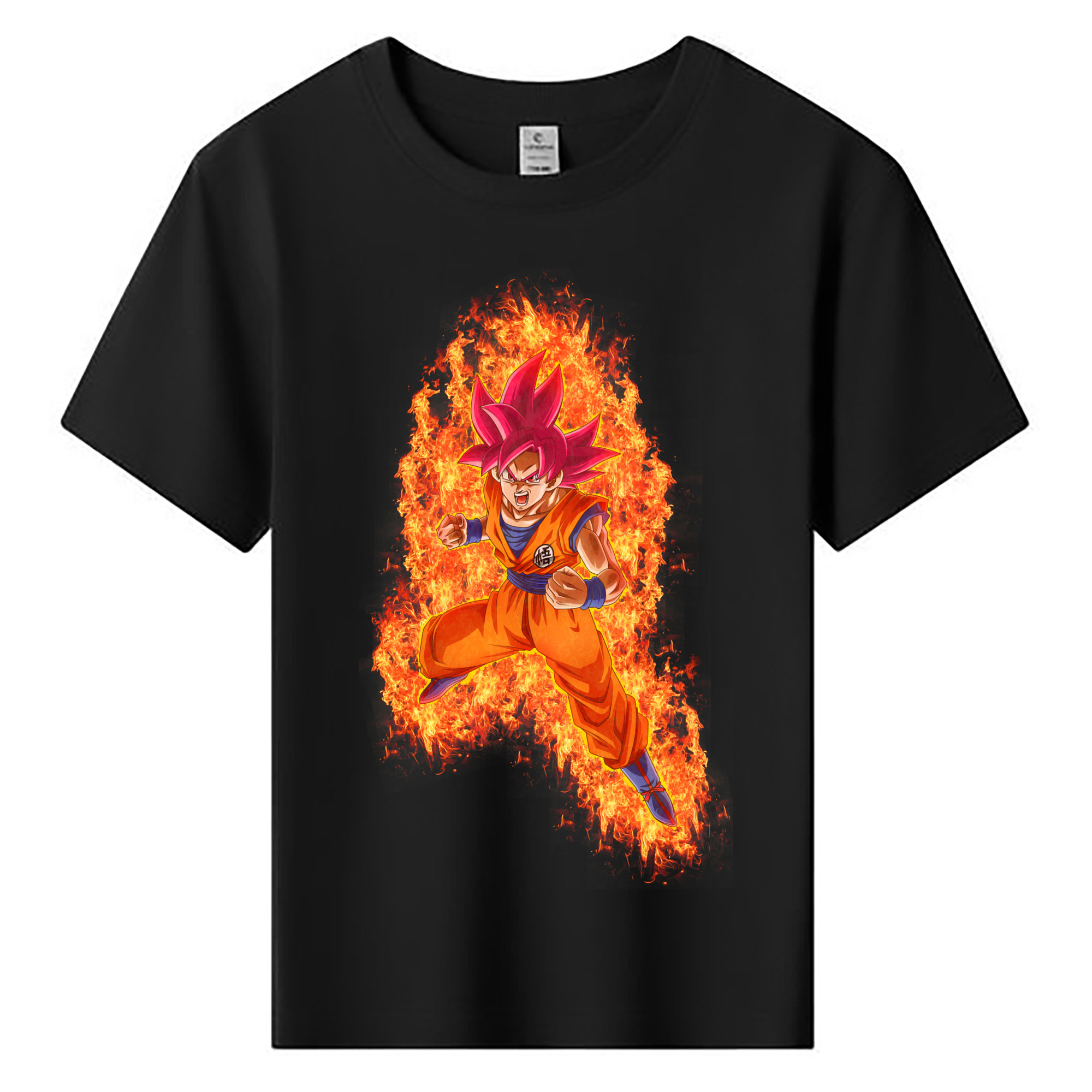 （画像用） ドラゴンボール 孫悟空（そん ごくう）Son Goku カカロット DRAGON BALL Kakarotto 綿100％キッズTシャツ（フロントプリント）