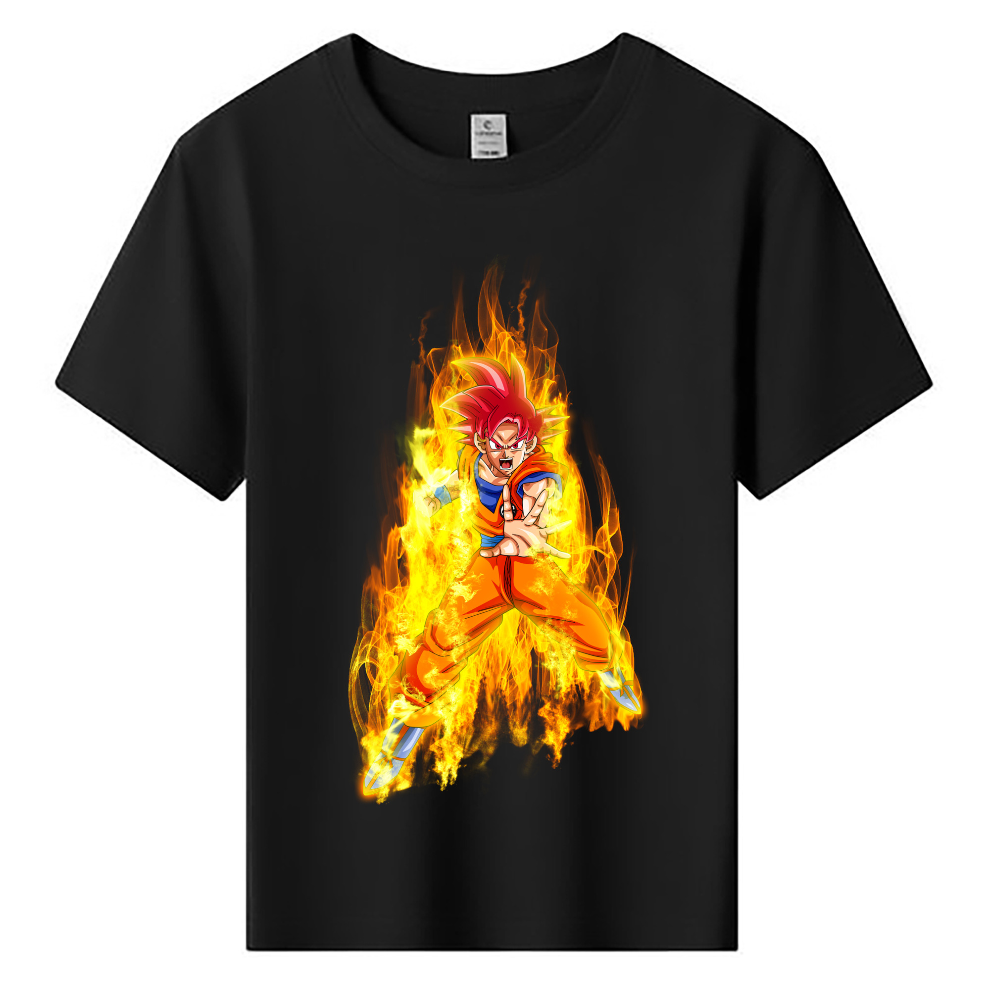 （画像用） ドラゴンボール 孫悟空（そん ごくう）Son Goku カカロット DRAGON BALL Kakarotto 綿100％キッズTシャツ（フロントプリント）