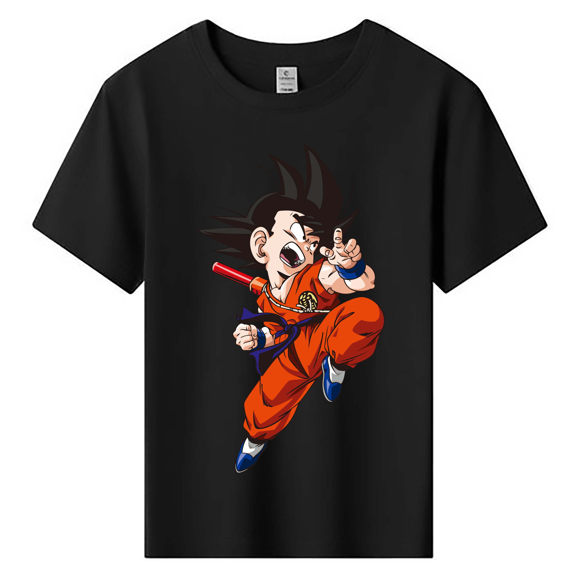 （画像用） ドラゴンボール 孫悟空（そん ごくう）Son Goku カカロット DRAGON BALL Kakarotto 綿100％キッズTシャツ（フロントプリント）