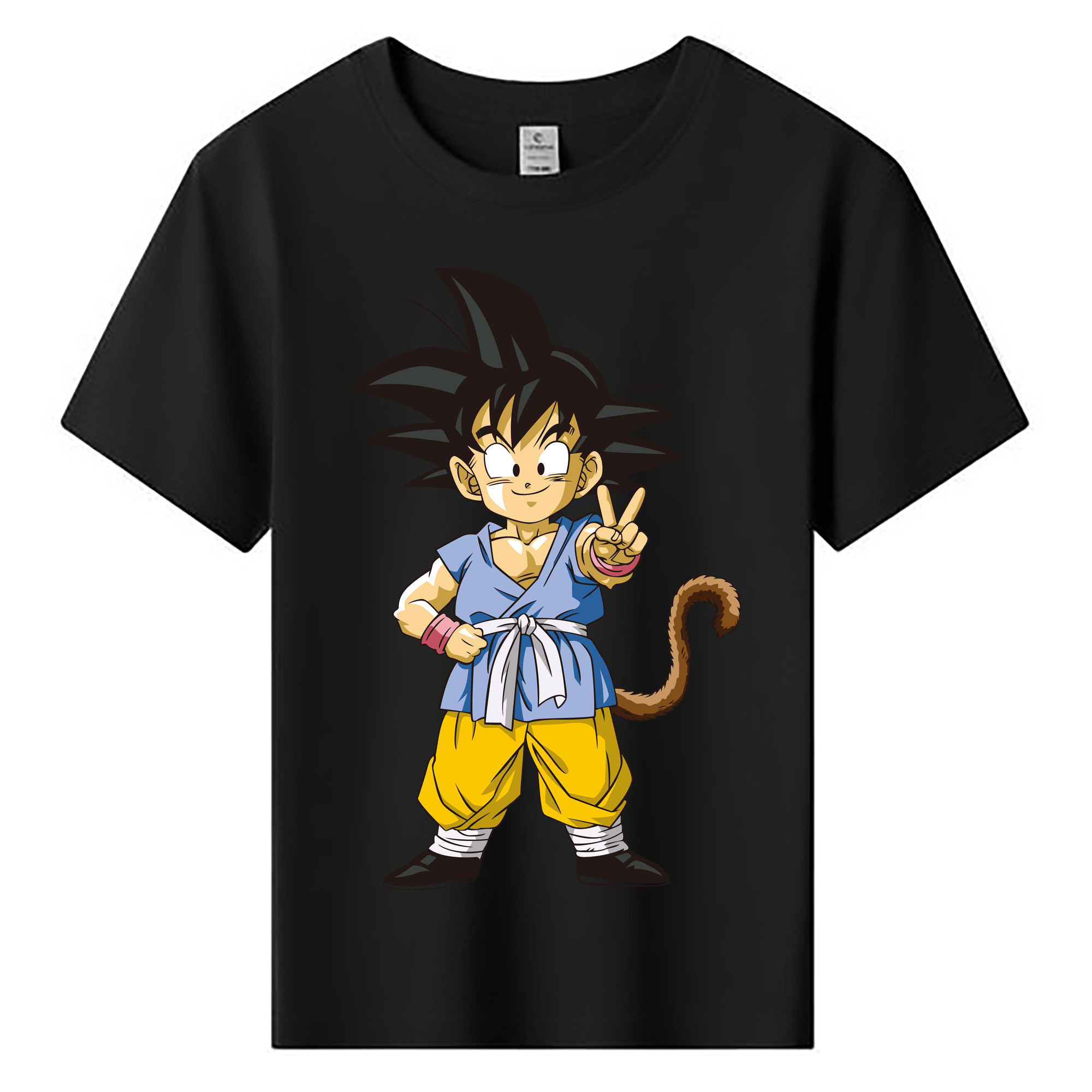 （画像用） ドラゴンボール 孫悟空（そん ごくう）Son Goku カカロット DRAGON BALL Kakarotto 綿100％キッズTシャツ（フロントプリント）