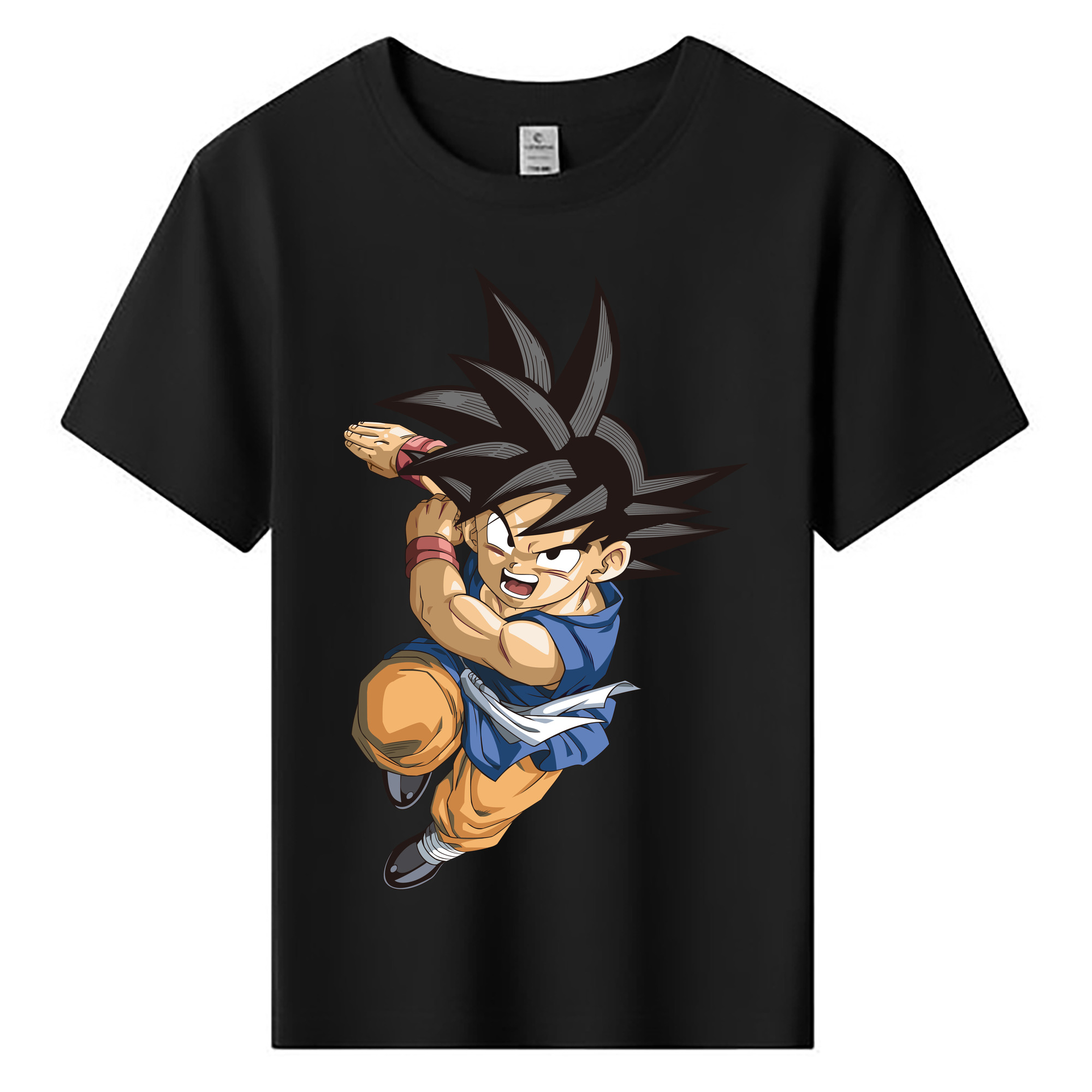 （画像用） ドラゴンボール 孫悟空（そん ごくう）Son Goku カカロット DRAGON BALL Kakarotto 綿100％キッズTシャツ（フロントプリント）