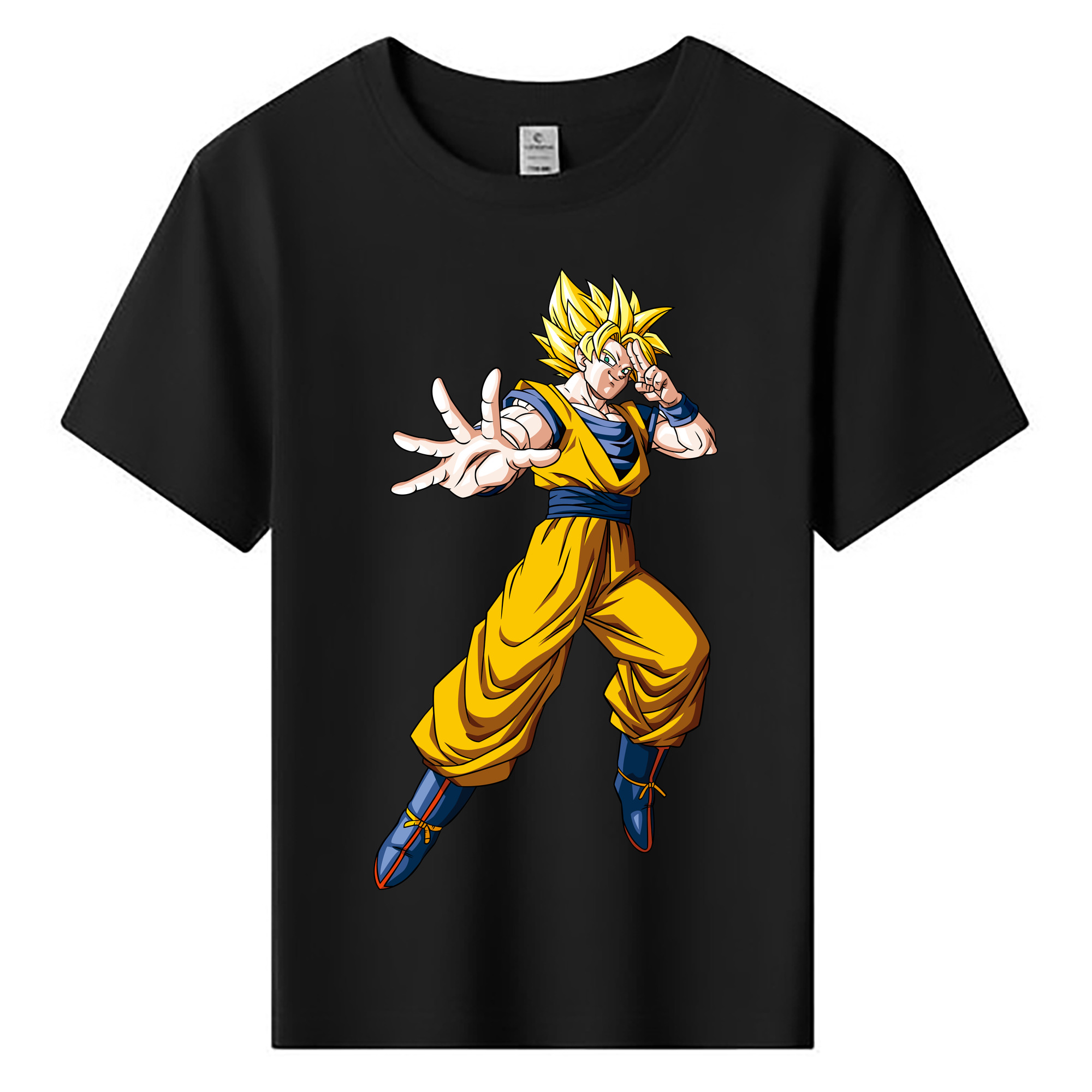 （画像用） ドラゴンボール 孫悟空（そん ごくう）Son Goku カカロット DRAGON BALL Kakarotto 綿100％キッズTシャツ（フロントプリント）