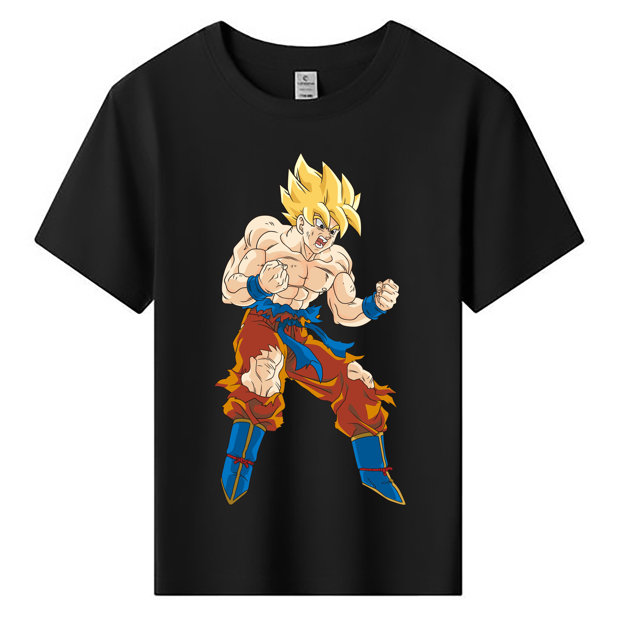 （画像用） ドラゴンボール 孫悟空（そん ごくう）Son Goku カカロット DRAGON BALL Kakarotto 綿100％キッズTシャツ（フロントプリント）