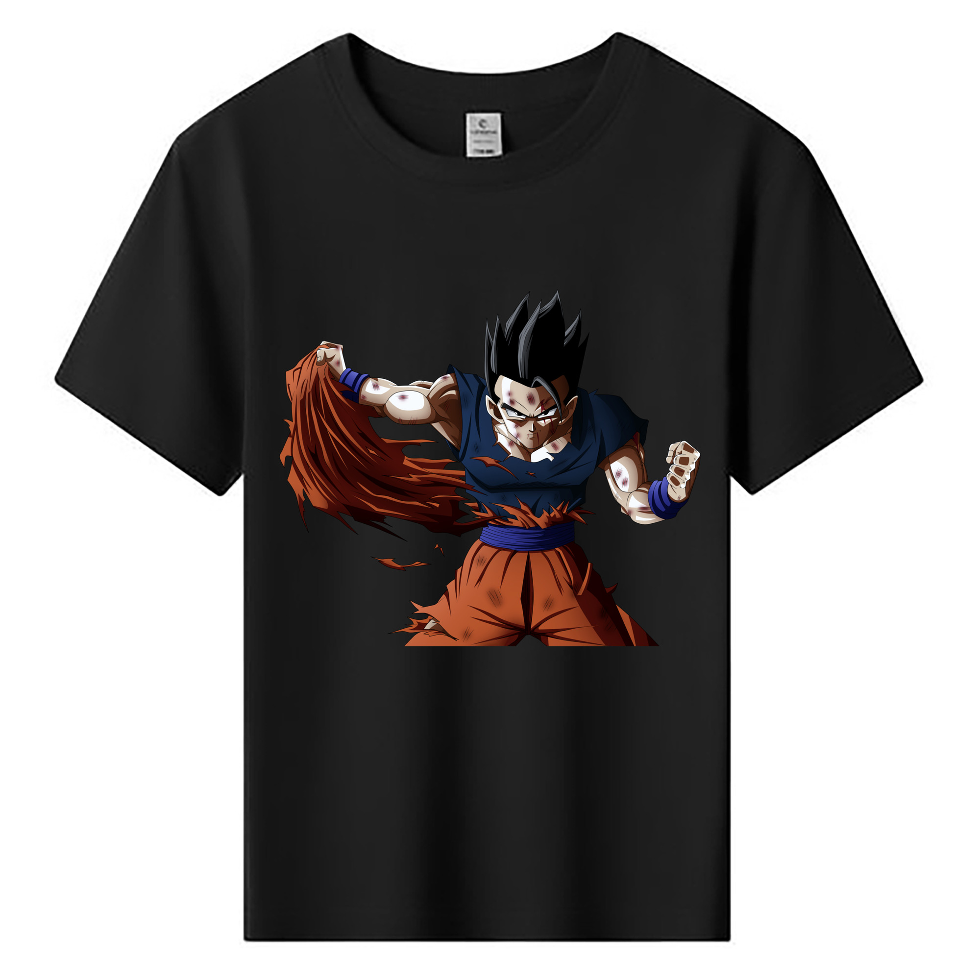 （画像用） ドラゴンボール ベジータ四世（Bejīta Yonsei）DRAGON BALL Vegeta IV 綿100％キッズTシャツ（フロントプリント）