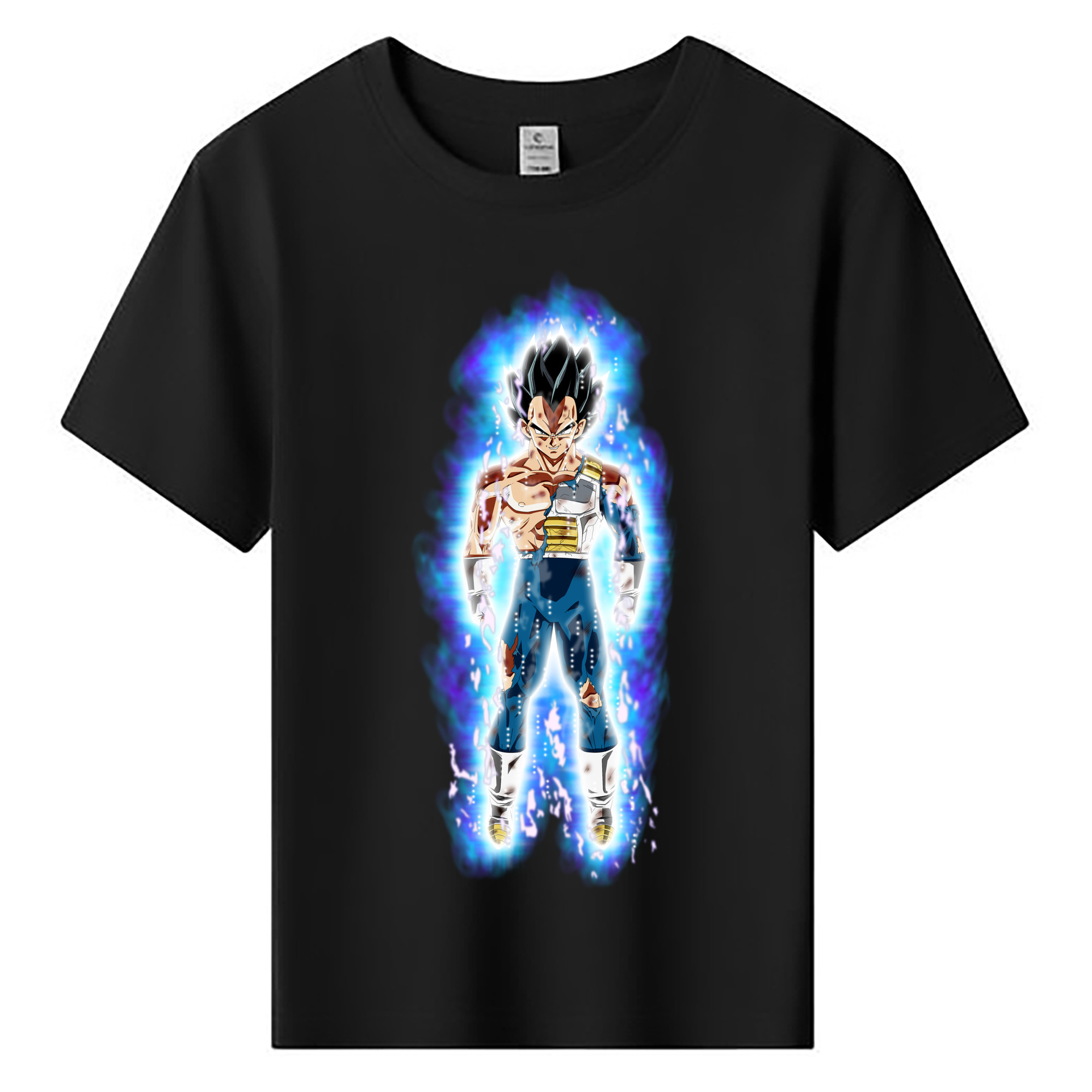 （画像用） ドラゴンボール ベジータ四世（Bejīta Yonsei）DRAGON BALL Vegeta IV 綿100％キッズTシャツ（フロントプリント）