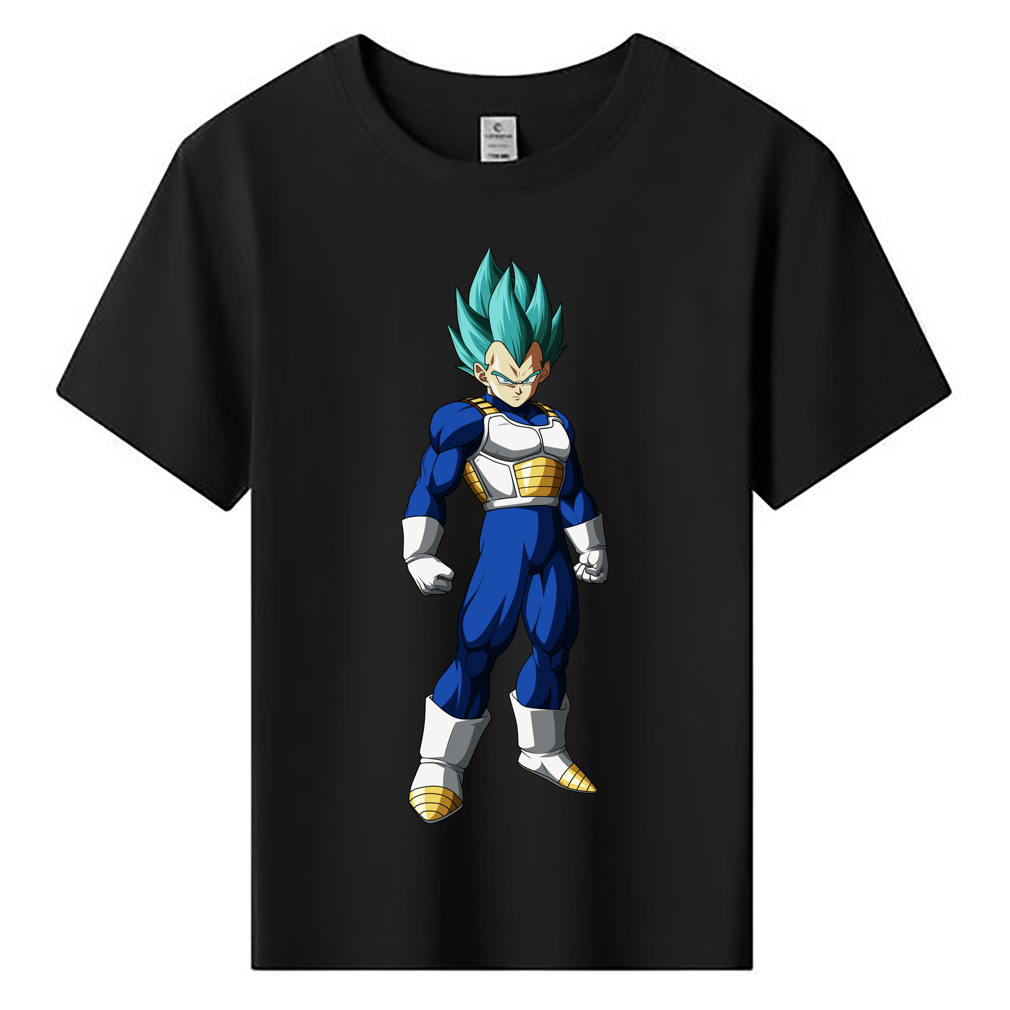 （画像用） ドラゴンボール ベジータ四世（Bejīta Yonsei）DRAGON BALL Vegeta IV 綿100％キッズTシャツ（フロントプリント）