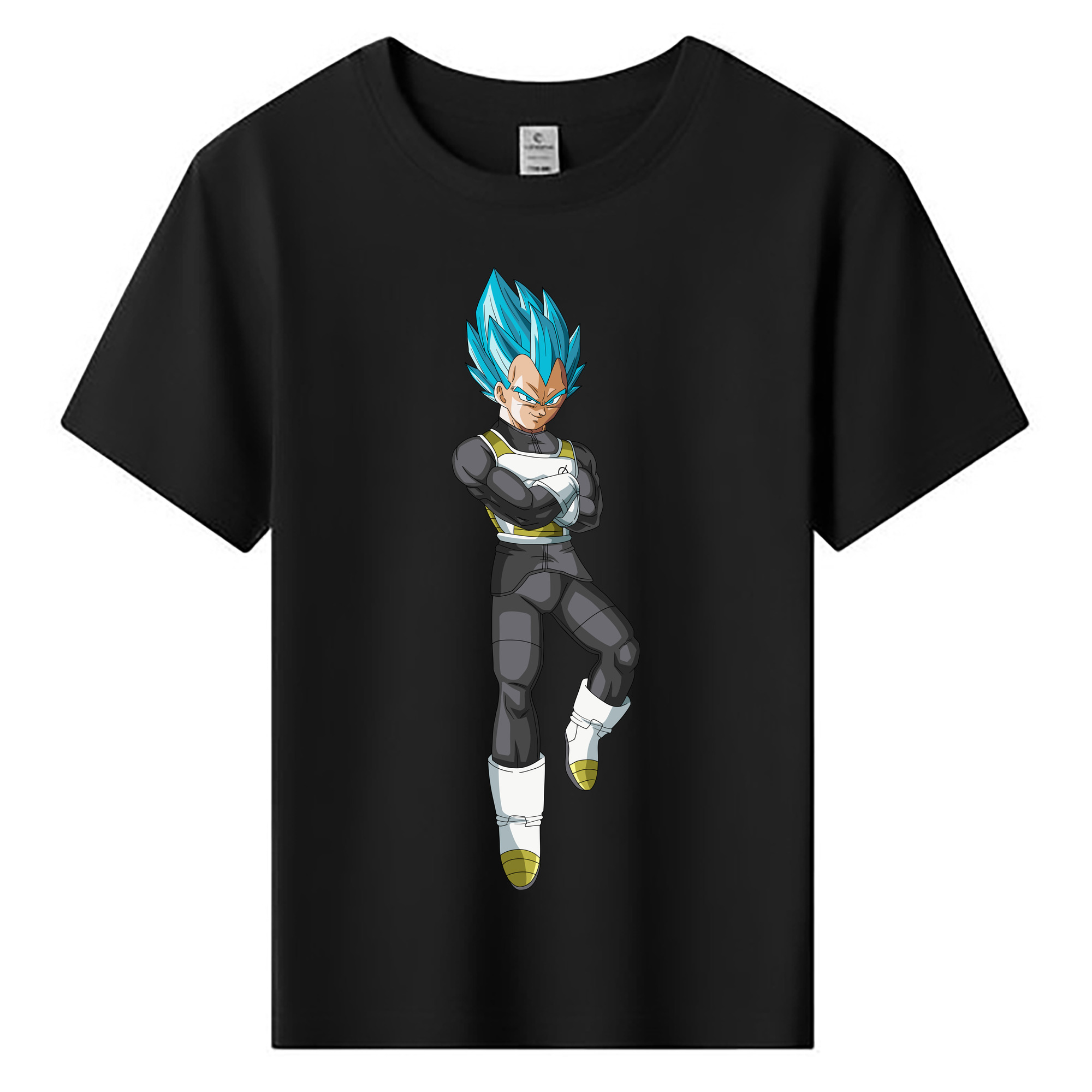 （画像用） ドラゴンボール ベジータ四世（Bejīta Yonsei）DRAGON BALL Vegeta IV 綿100％キッズTシャツ（フロントプリント）