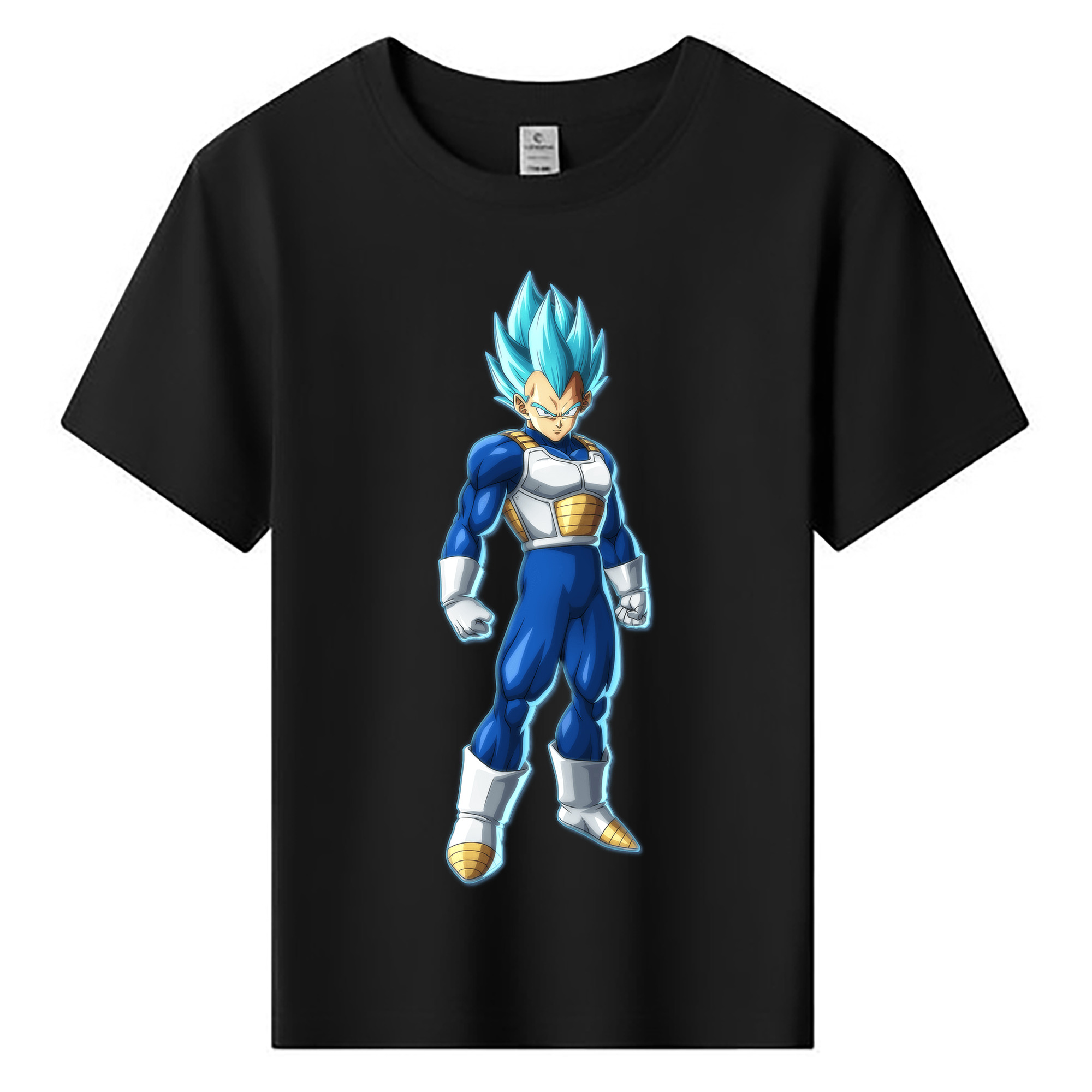 ドラゴンボール ベジータ四世（Bejīta Yonsei）DRAGON BALL Vegeta IV 綿100％キッズTシャツ（フロントプリント）
