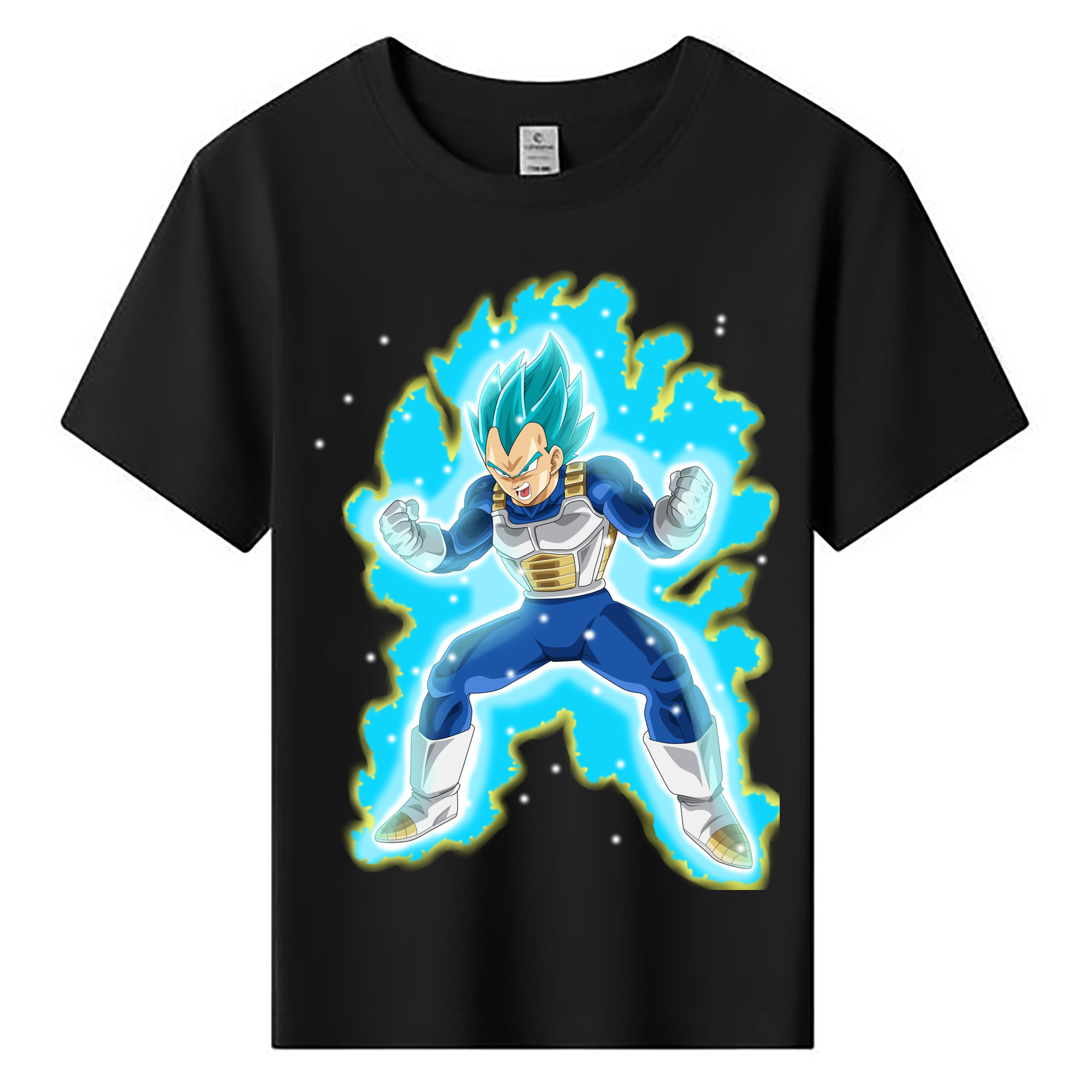 （画像用） ドラゴンボール ベジータ四世（Bejīta Yonsei）DRAGON BALL Vegeta IV 綿100％キッズTシャツ（フロントプリント）