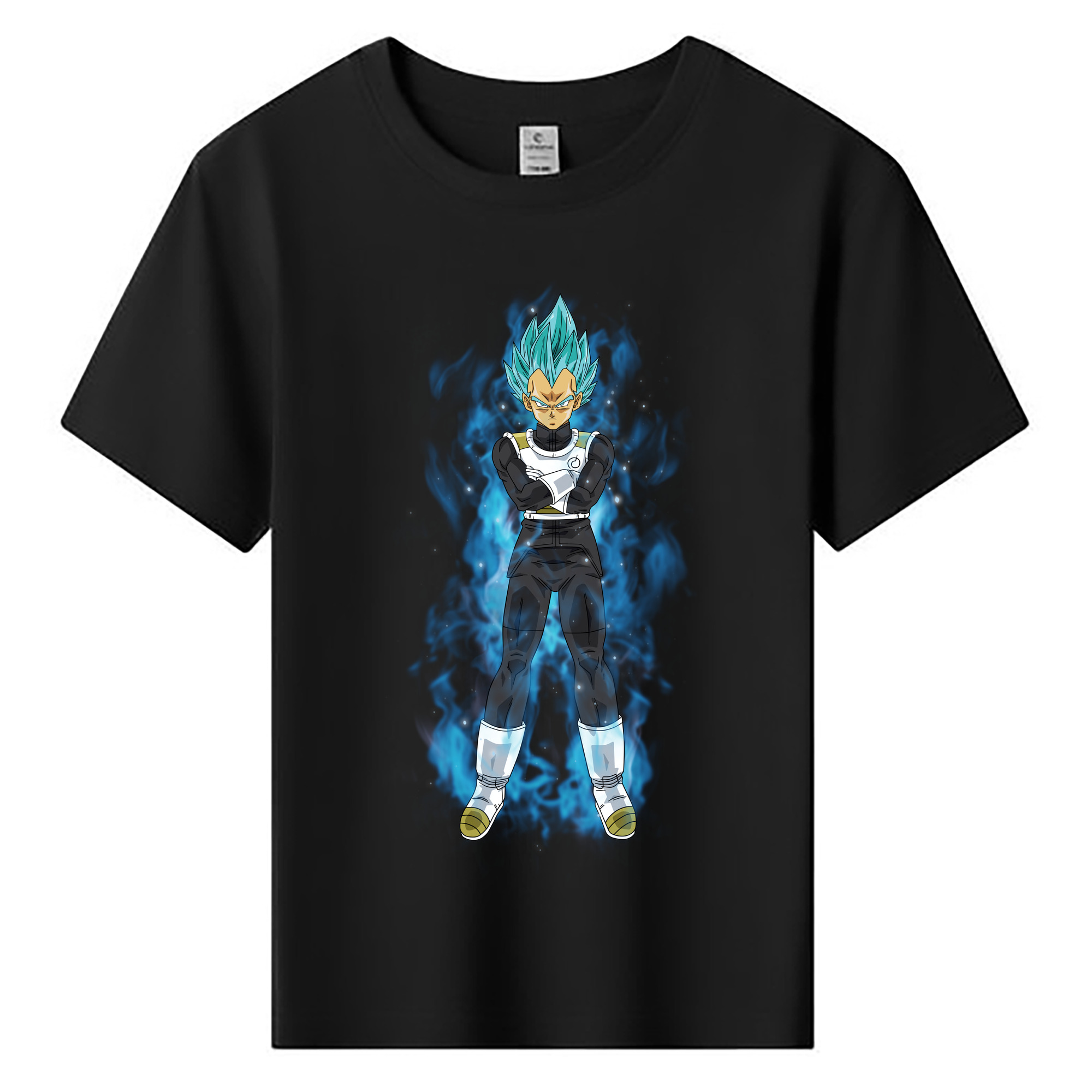 （画像用） ドラゴンボール ベジータ四世（Bejīta Yonsei）DRAGON BALL Vegeta IV 綿100％キッズTシャツ（フロントプリント）