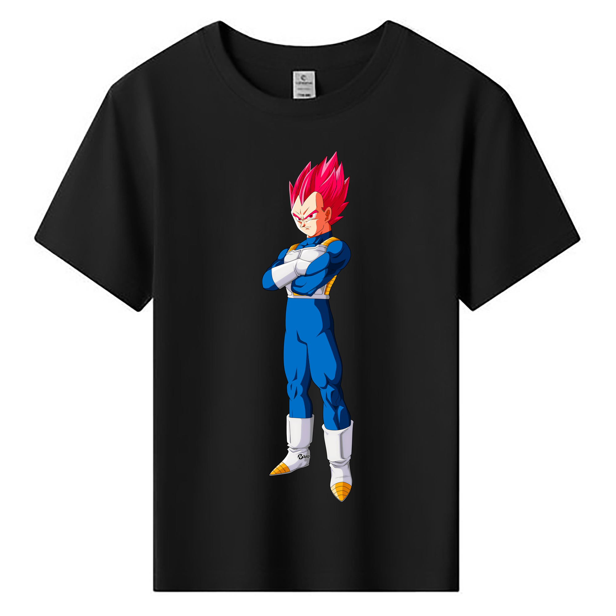 （画像用） ドラゴンボール ベジータ四世（Bejīta Yonsei）DRAGON BALL Vegeta IV 綿100％キッズTシャツ（フロントプリント）