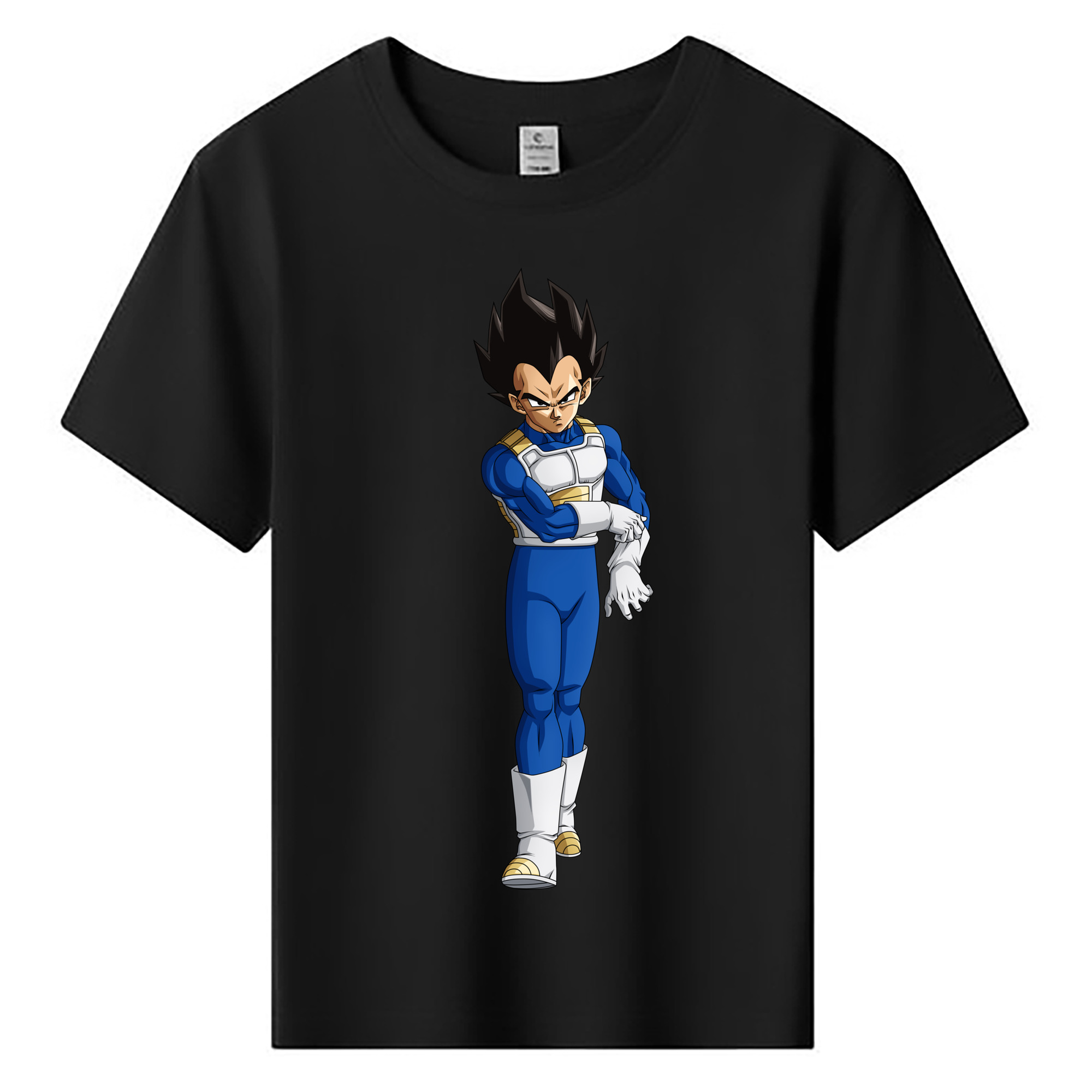 （画像用） ドラゴンボール ベジータ四世（Bejīta Yonsei）DRAGON BALL Vegeta IV 綿100％キッズTシャツ（フロントプリント）
