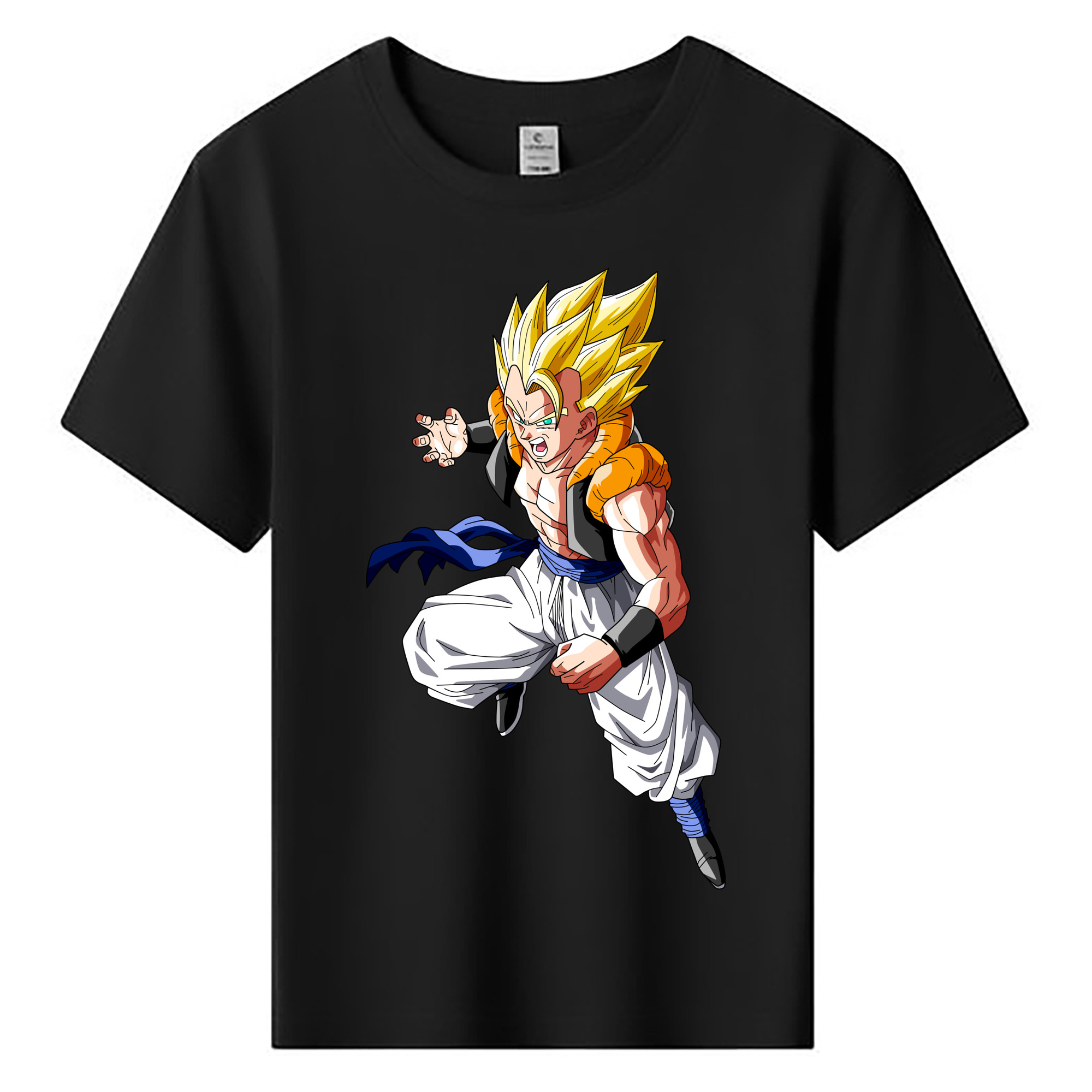 （画像用） ドラゴンボール ベジータ四世（Bejīta Yonsei）DRAGON BALL Vegeta IV 綿100％キッズTシャツ（フロントプリント）