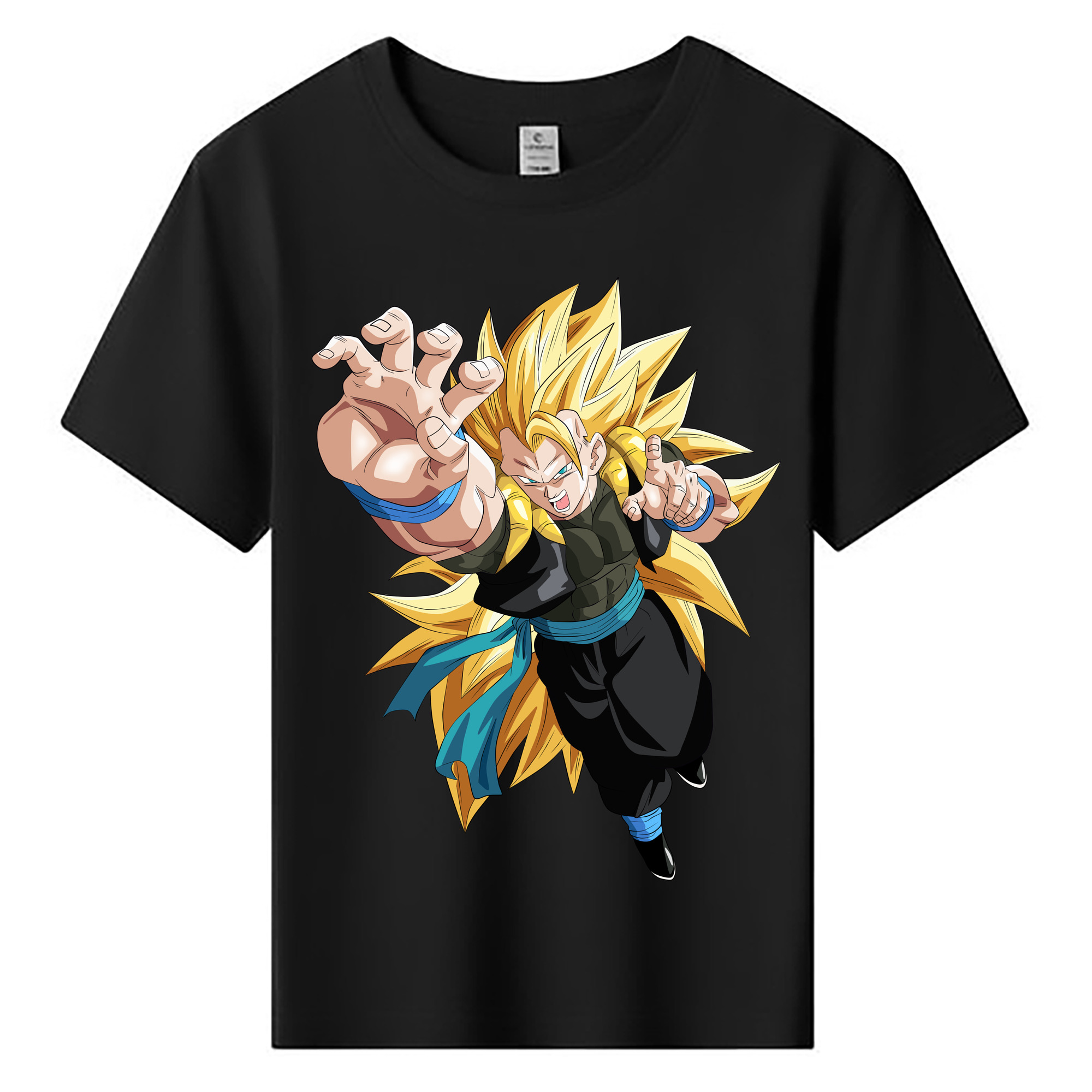 （画像用） ドラゴンボール ベジータ四世（Bejīta Yonsei）DRAGON BALL Vegeta IV 綿100％キッズTシャツ（フロントプリント）