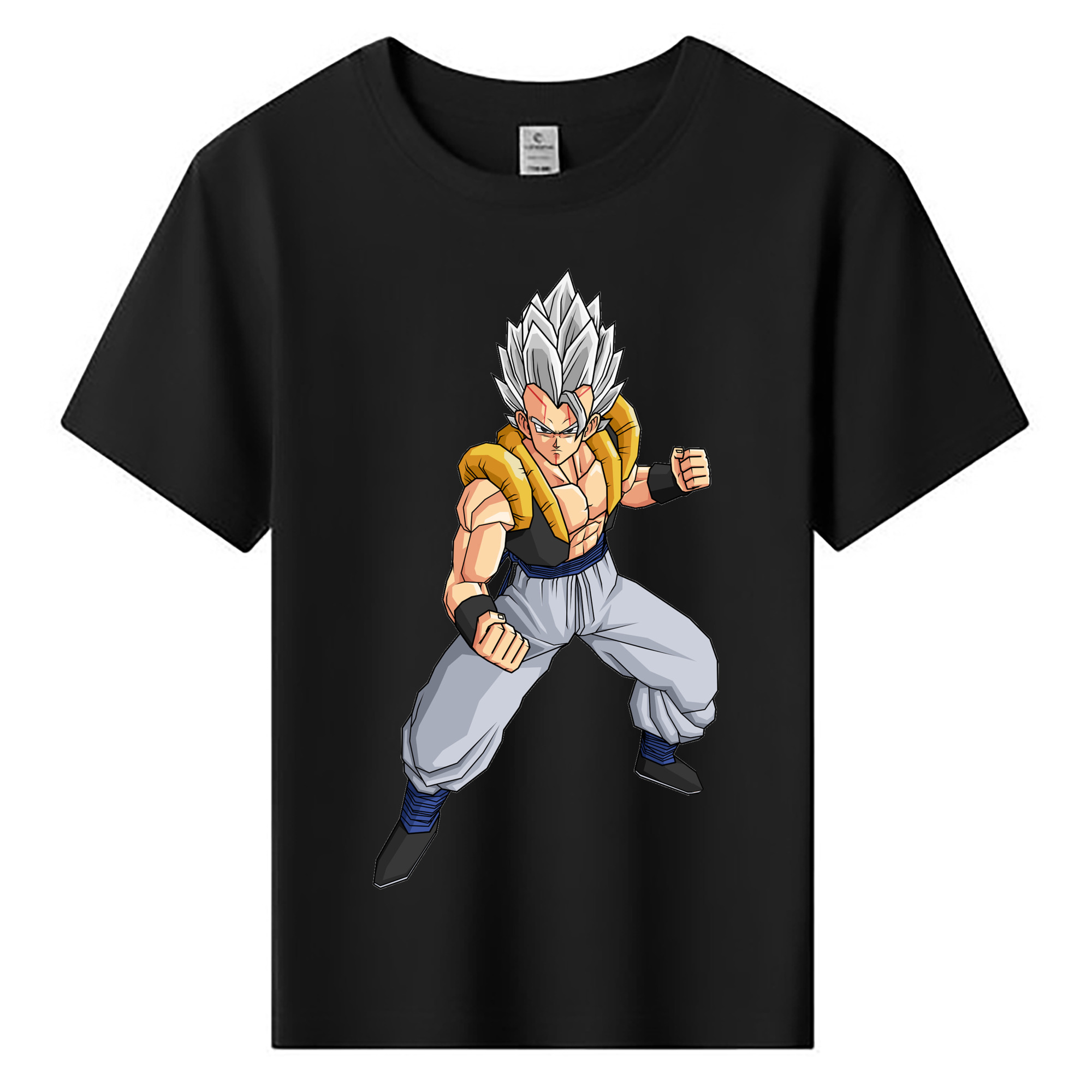 （画像用） ドラゴンボール ベジータ四世（Bejīta Yonsei）DRAGON BALL Vegeta IV 綿100％キッズTシャツ（フロントプリント）