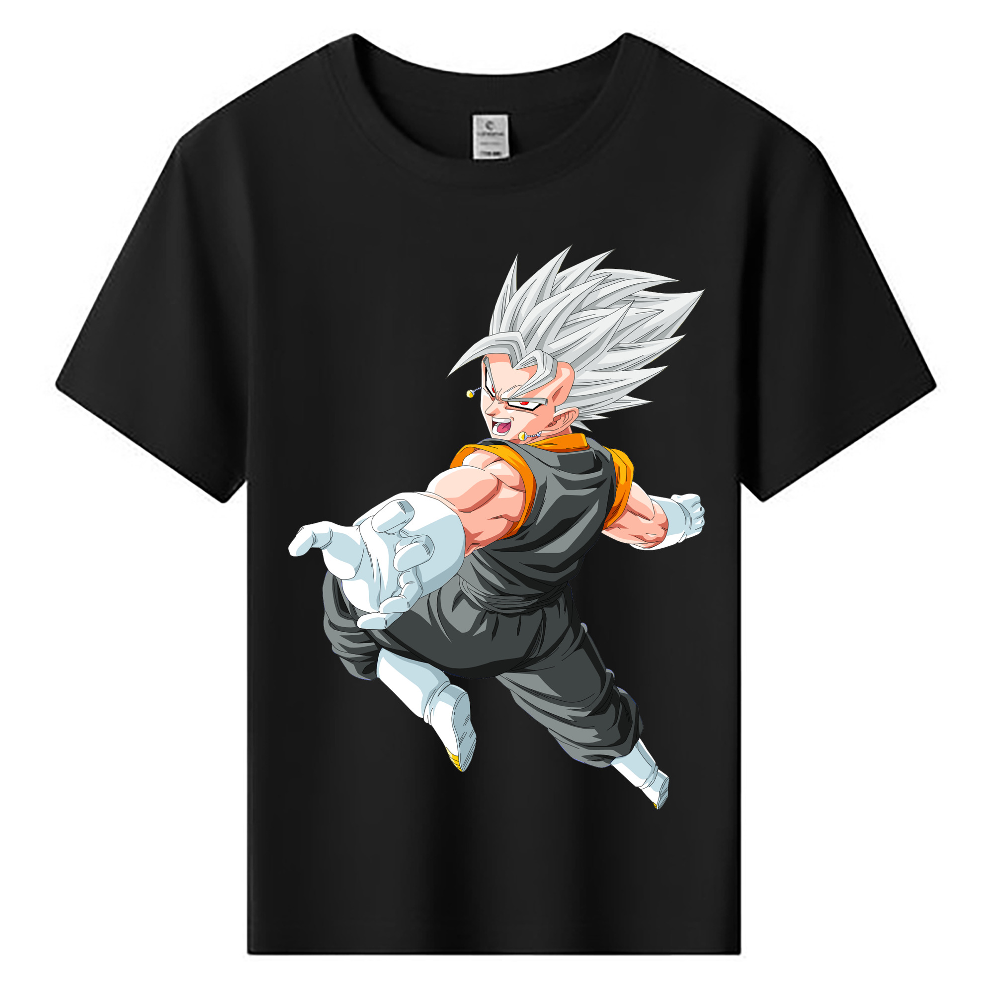 （画像用） ドラゴンボール ベジータ四世（Bejīta Yonsei）DRAGON BALL Vegeta IV 綿100％キッズTシャツ（フロントプリント）
