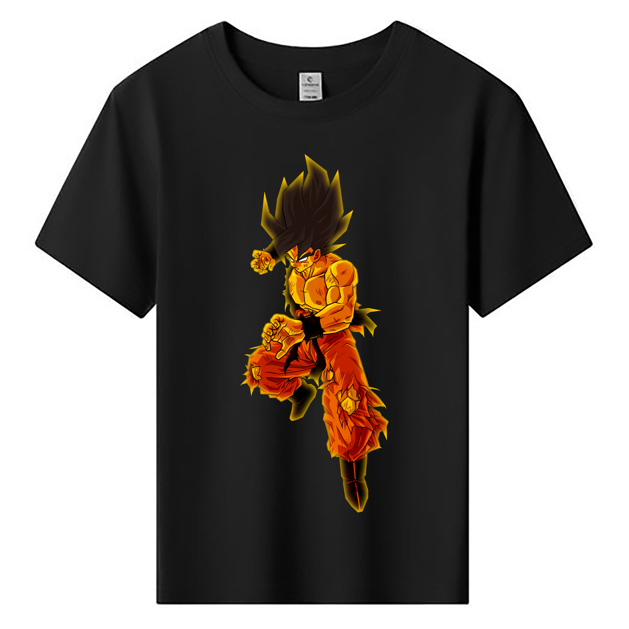 （画像用） ドラゴンボール 孫 悟飯（そんごはん）DRAGON BALL Son Gohan 綿100％キッズTシャツ（フロントプリント）