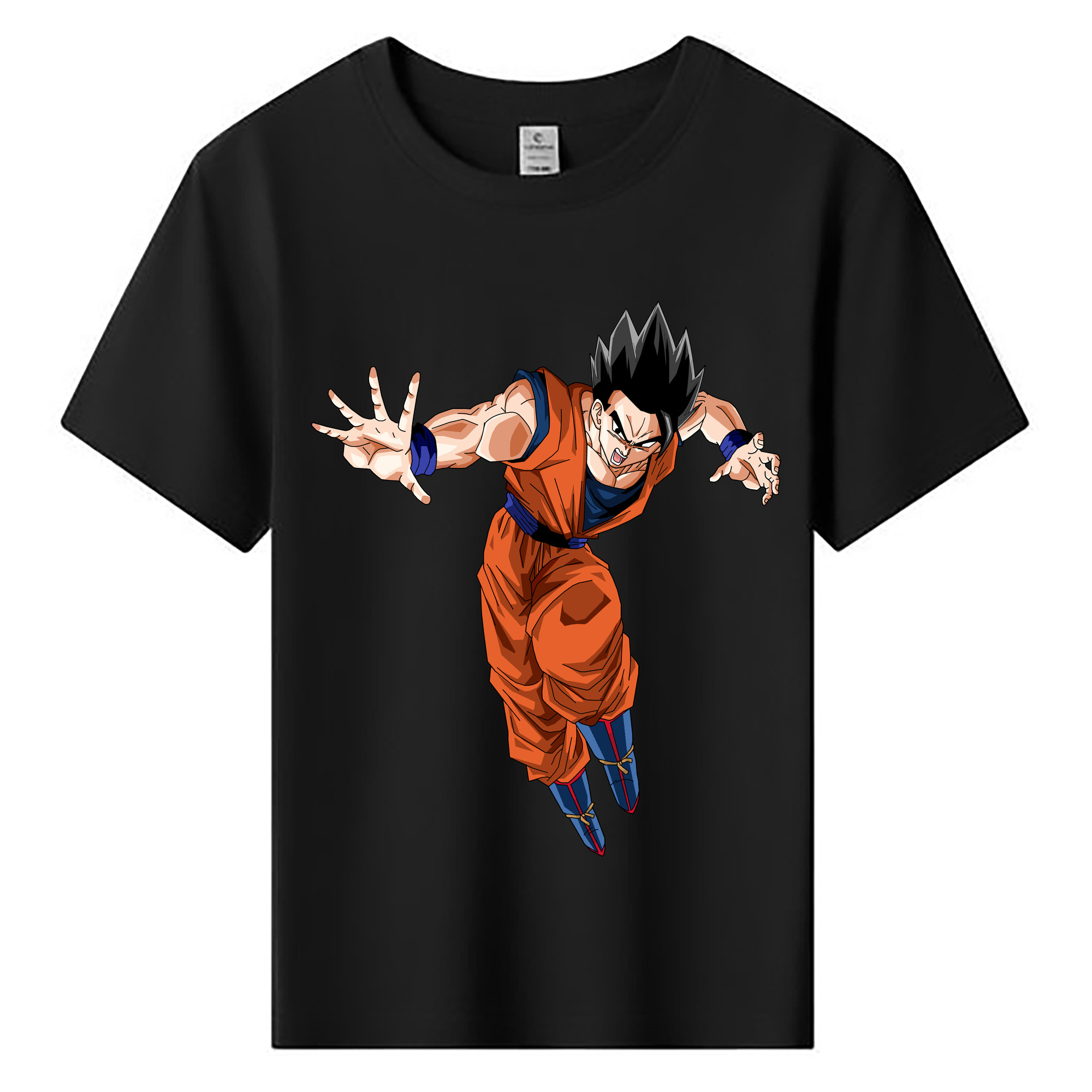 （画像用） ドラゴンボール 孫 悟飯（そんごはん）DRAGON BALL Son Gohan 綿100％キッズTシャツ（フロントプリント）