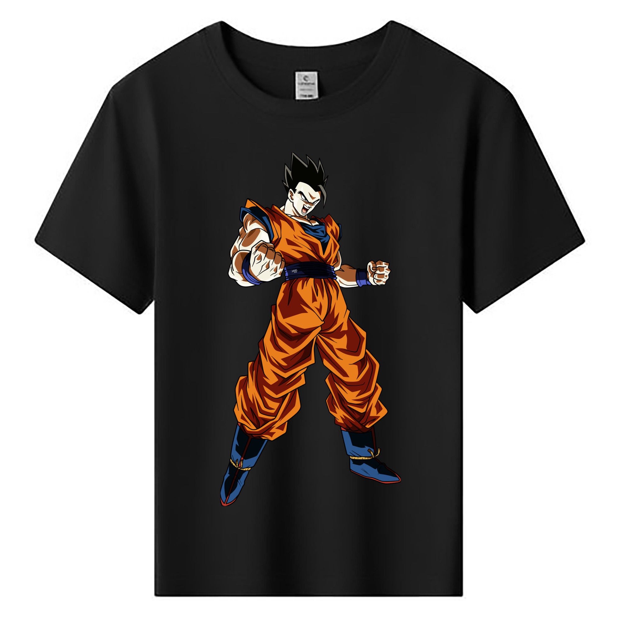 （画像用） ドラゴンボール 孫 悟飯（そんごはん）DRAGON BALL Son Gohan 綿100％キッズTシャツ（フロントプリント）