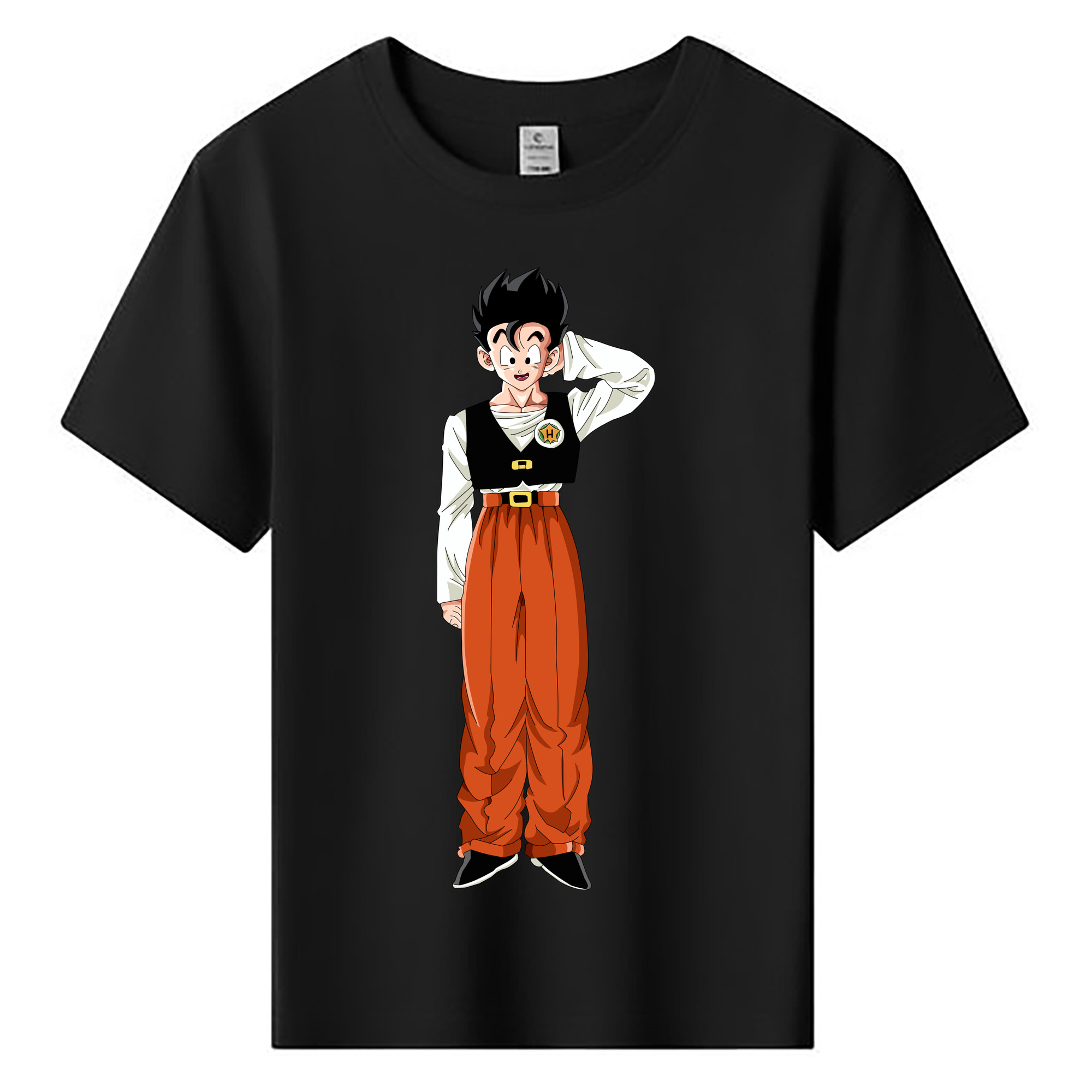 （画像用） ドラゴンボール 孫 悟飯（そんごはん）DRAGON BALL Son Gohan 綿100％キッズTシャツ（フロントプリント）