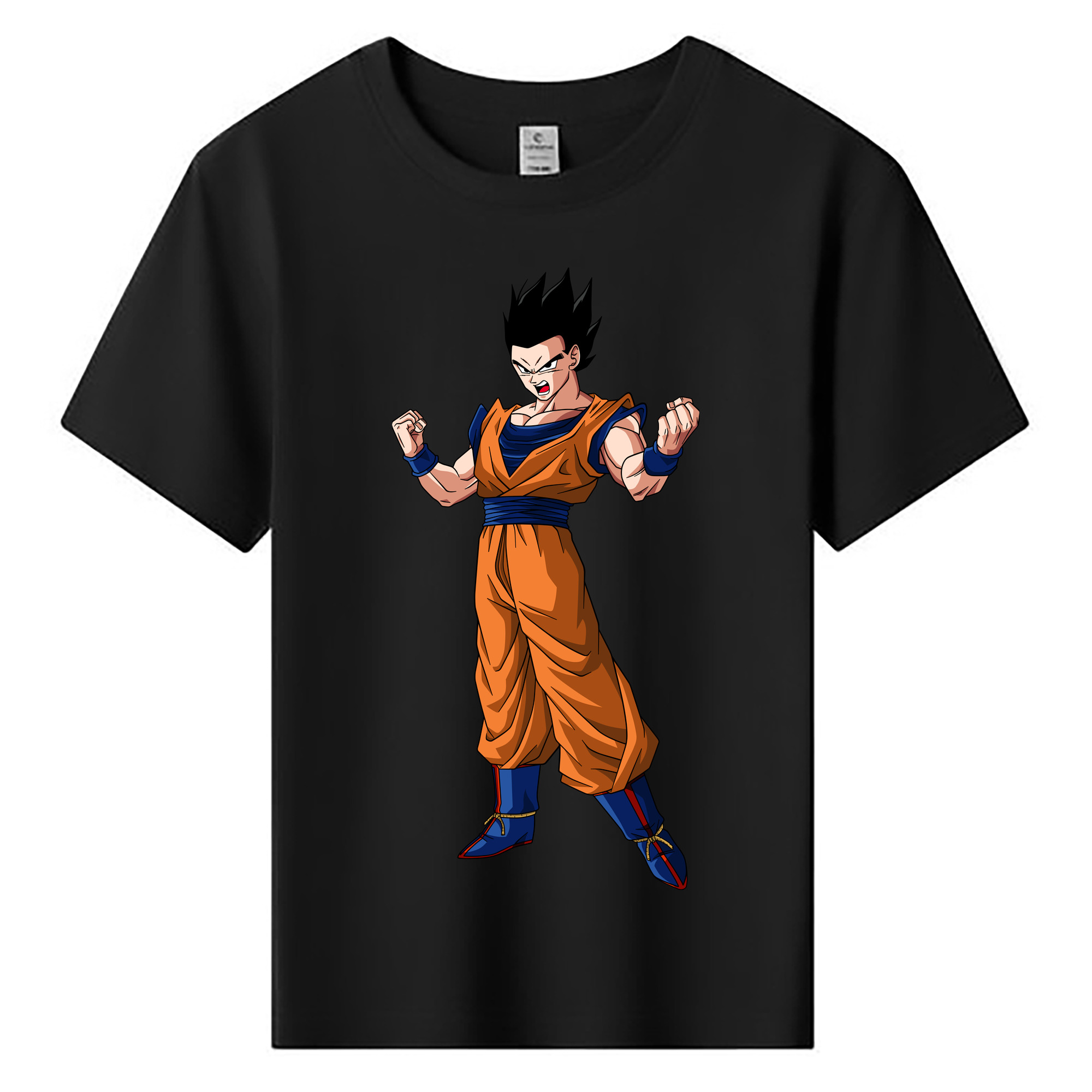 （画像用） ドラゴンボール 孫 悟飯（そんごはん）DRAGON BALL Son Gohan 綿100％キッズTシャツ（フロントプリント）