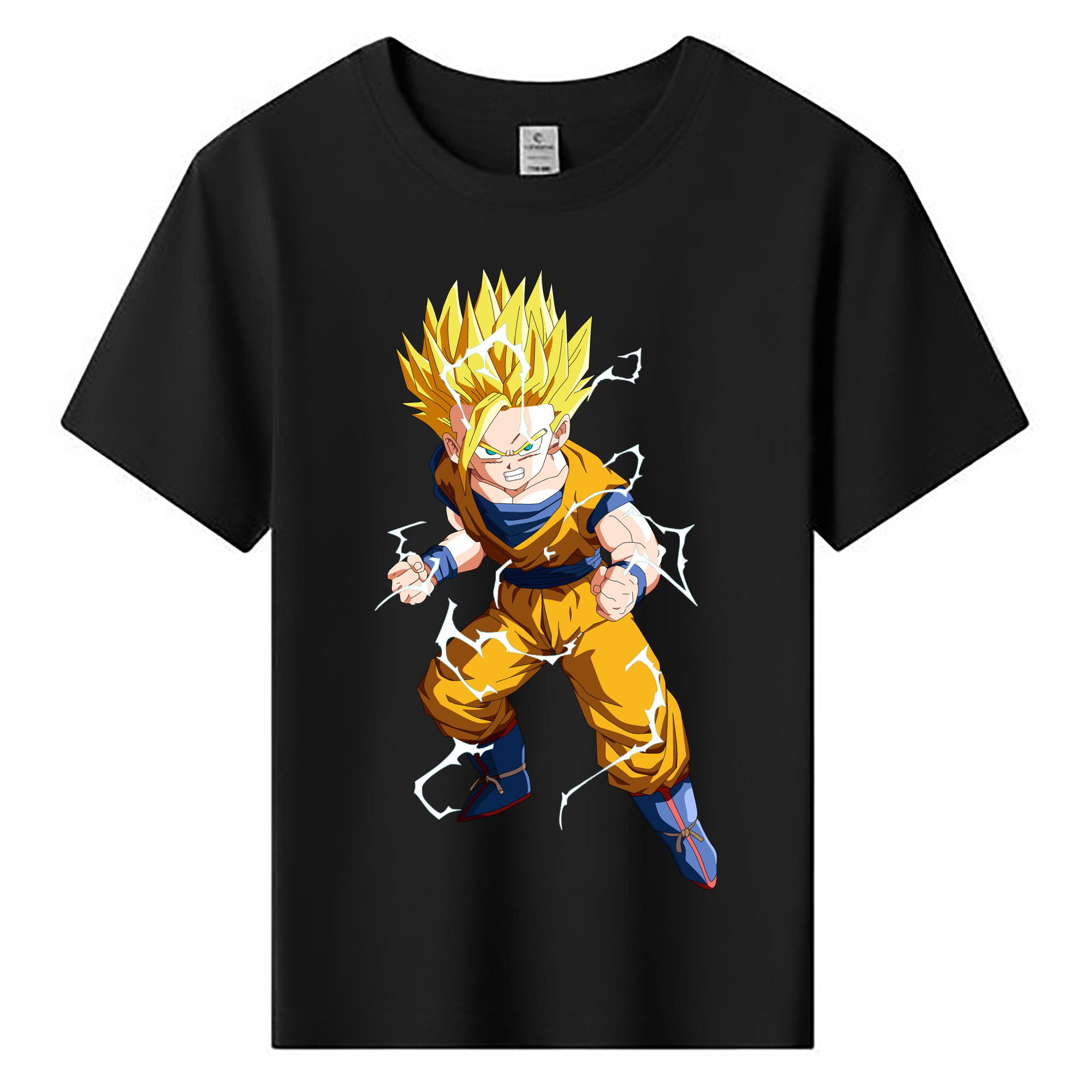 （画像用） ドラゴンボール 孫 悟飯（そんごはん）DRAGON BALL Son Gohan 綿100％キッズTシャツ（フロントプリント）