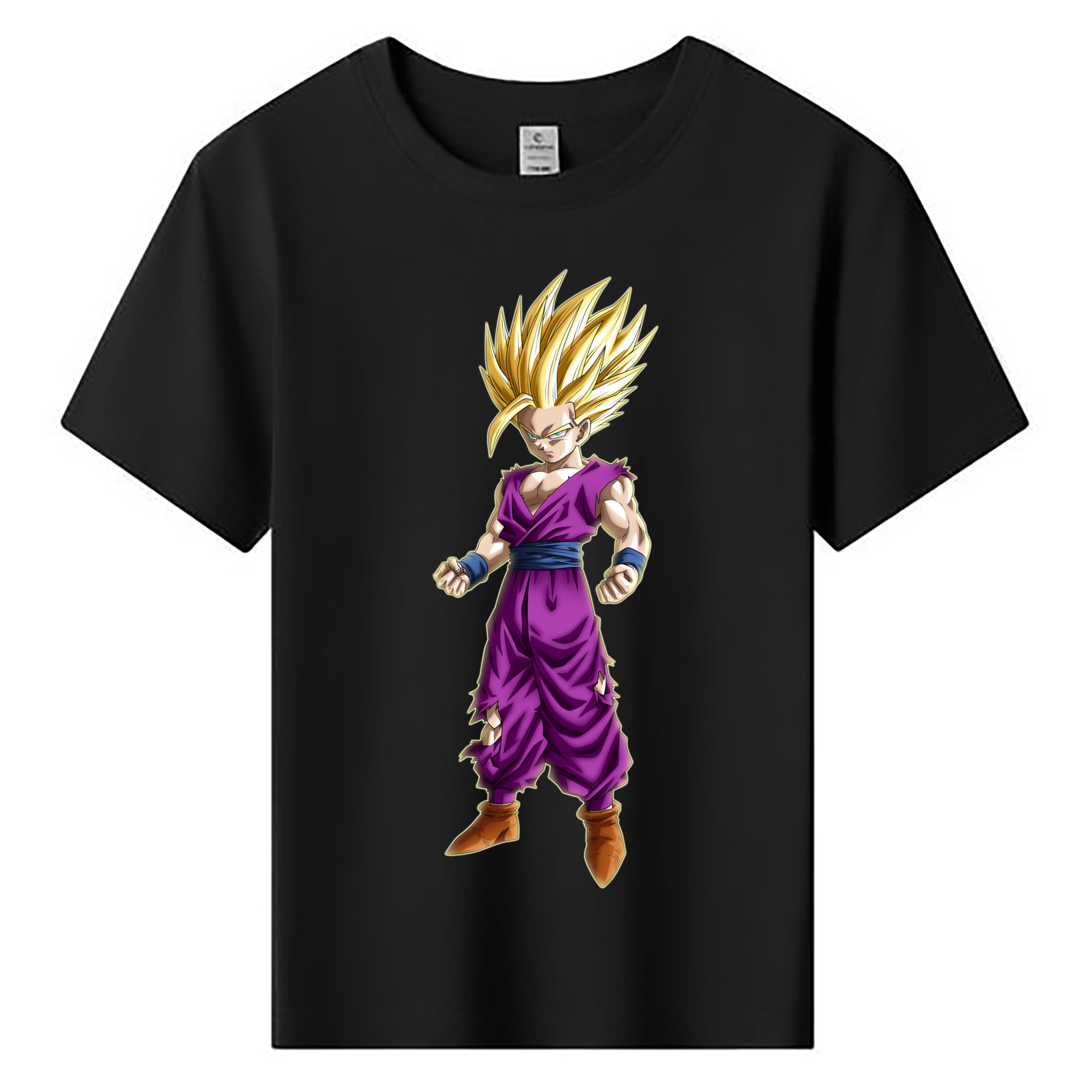 （画像用） ドラゴンボール 孫 悟飯（そんごはん）DRAGON BALL Son Gohan 綿100％キッズTシャツ（フロントプリント）
