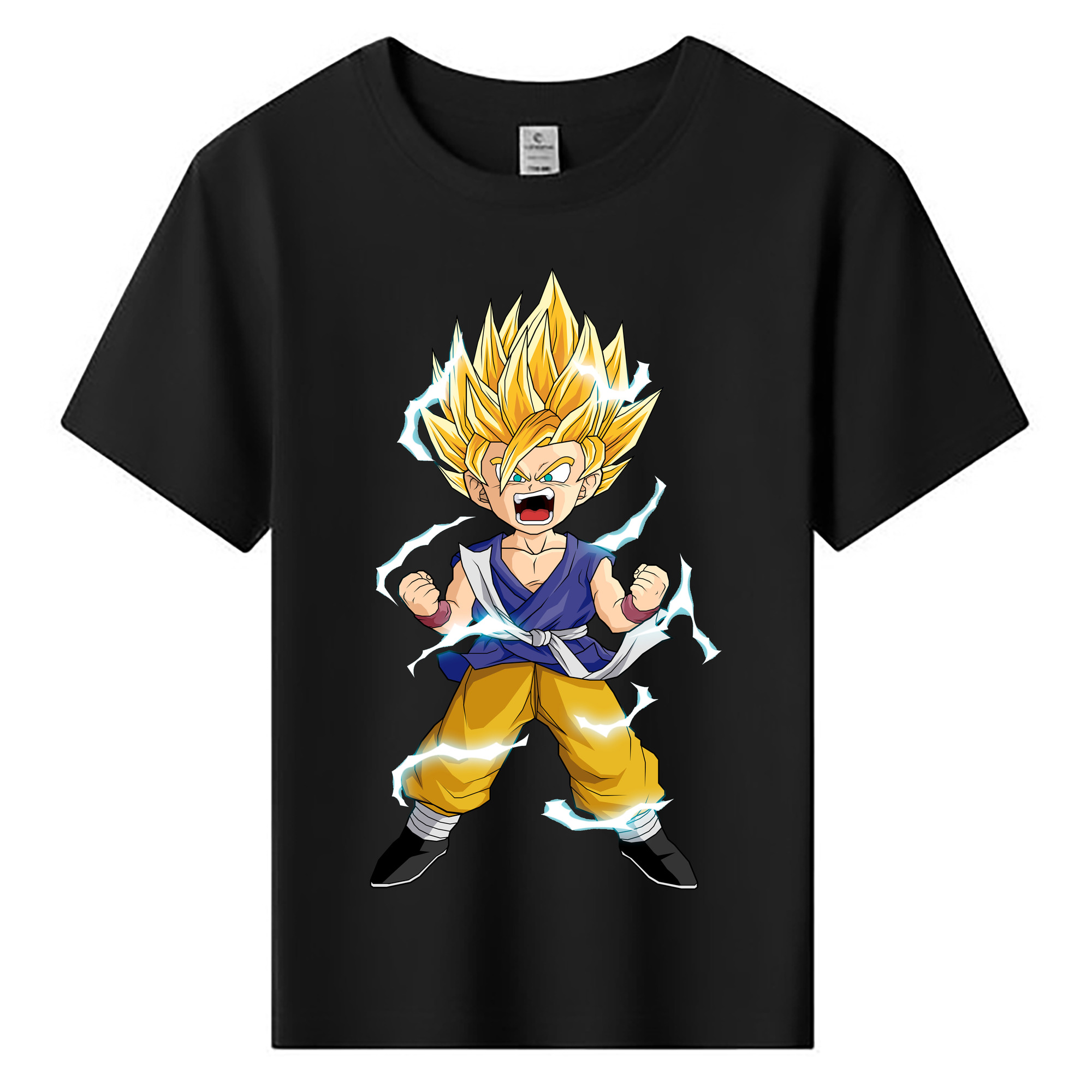 （画像用） ドラゴンボール 孫 悟飯（そんごはん）DRAGON BALL Son Gohan 綿100％キッズTシャツ（フロントプリント）
