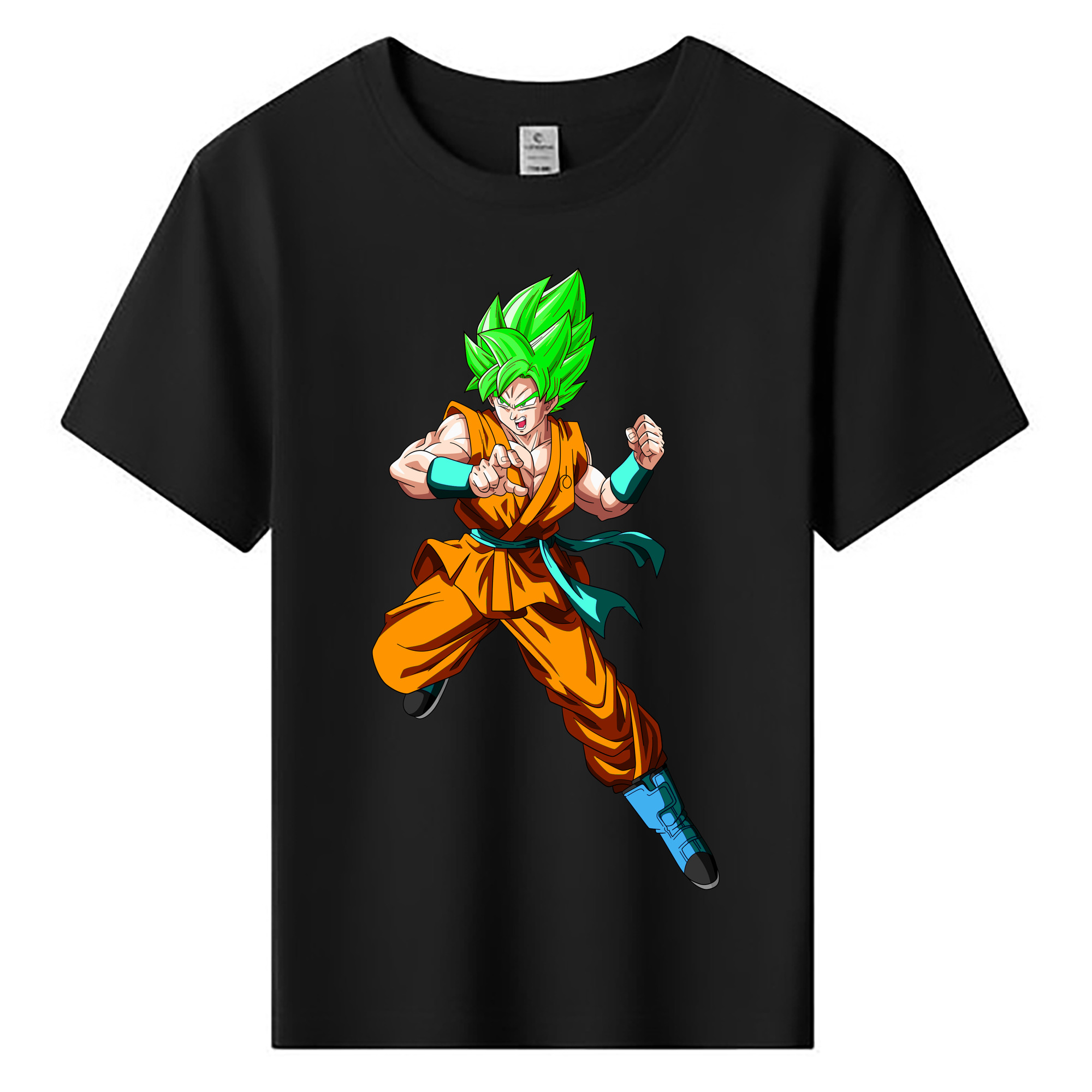 （画像用） ドラゴンボール 孫 悟飯（そんごはん）DRAGON BALL Son Gohan 綿100％キッズTシャツ（フロントプリント）