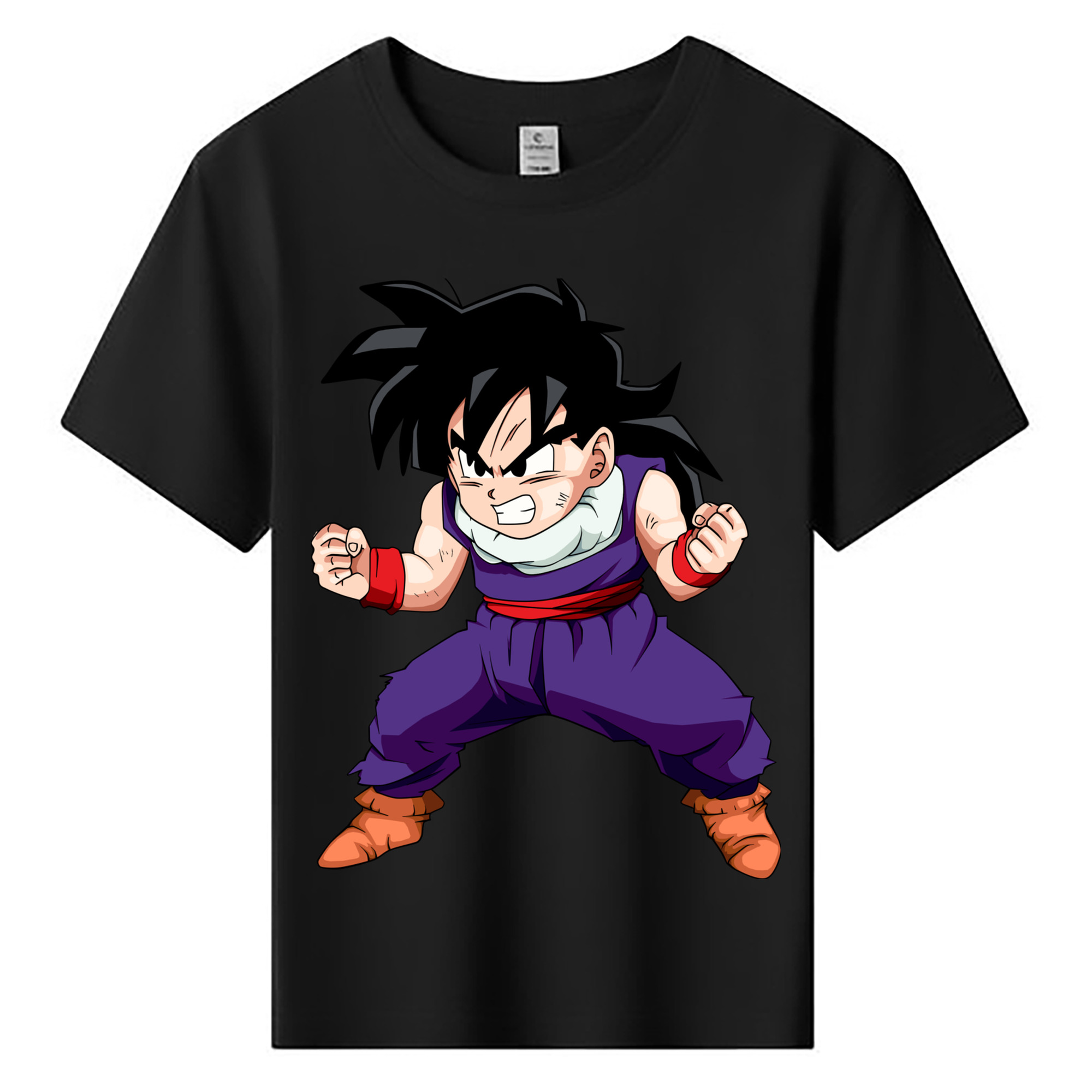 （画像用） ドラゴンボール 孫 悟飯（そんごはん）DRAGON BALL Son Gohan 綿100％キッズTシャツ（フロントプリント）