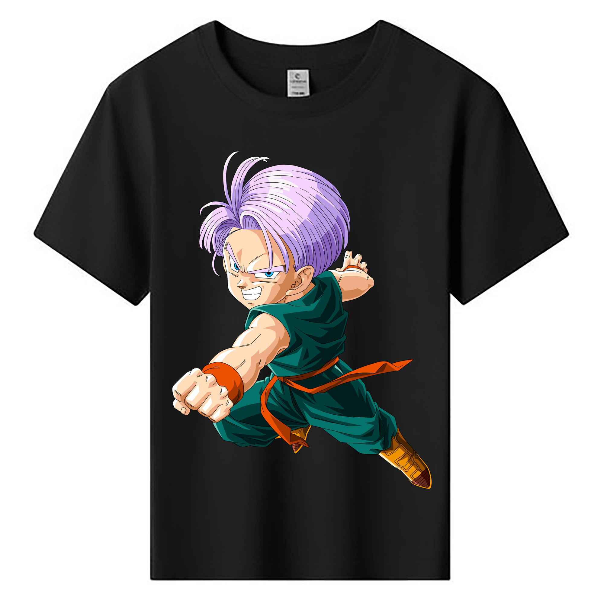 （画像用） ドラゴンボール トランクス（Torankusu）DRAGON BALL Trunks 綿100％キッズTシャツ（フロントプリント）