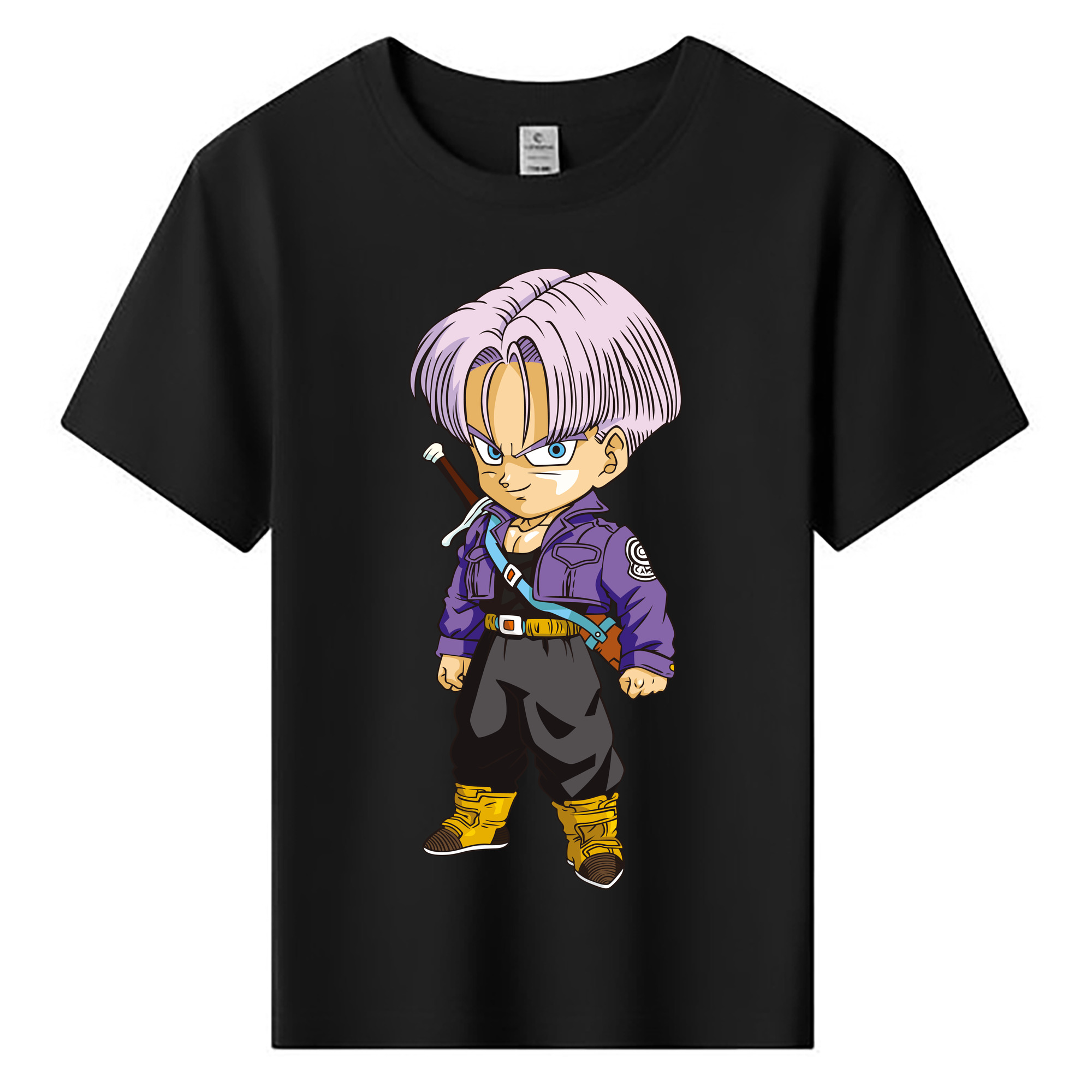 （画像用） ドラゴンボール トランクス（Torankusu）DRAGON BALL Trunks 綿100％キッズTシャツ（フロントプリント）