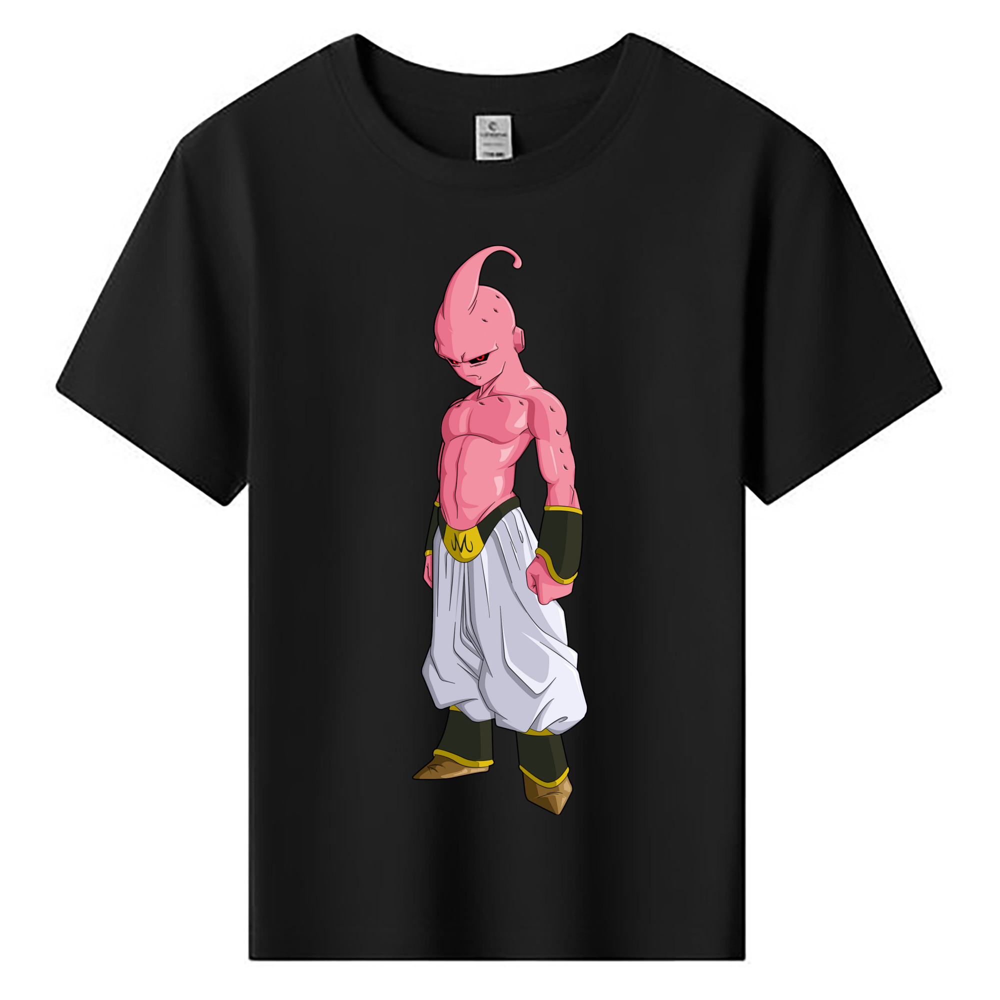 （画像用） ドラゴンボール 魔人ブウ DRAGON BALL Majin Buu 綿100％キッズTシャツ（フロントプリント）