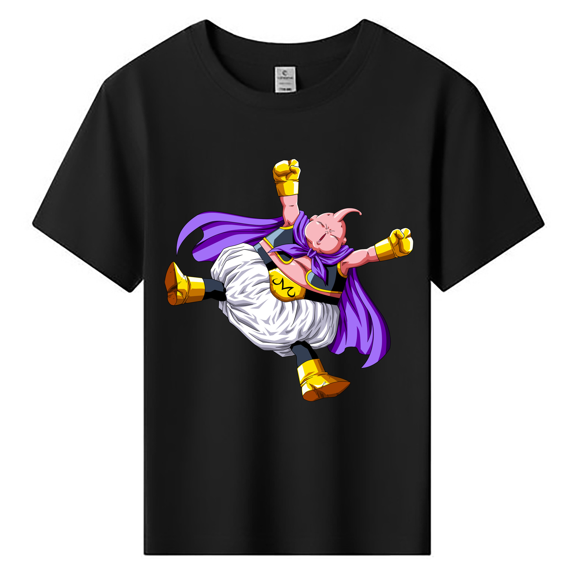 （画像用） ドラゴンボール 魔人ブウ DRAGON BALL Majin Buu 綿100％キッズTシャツ（フロントプリント）