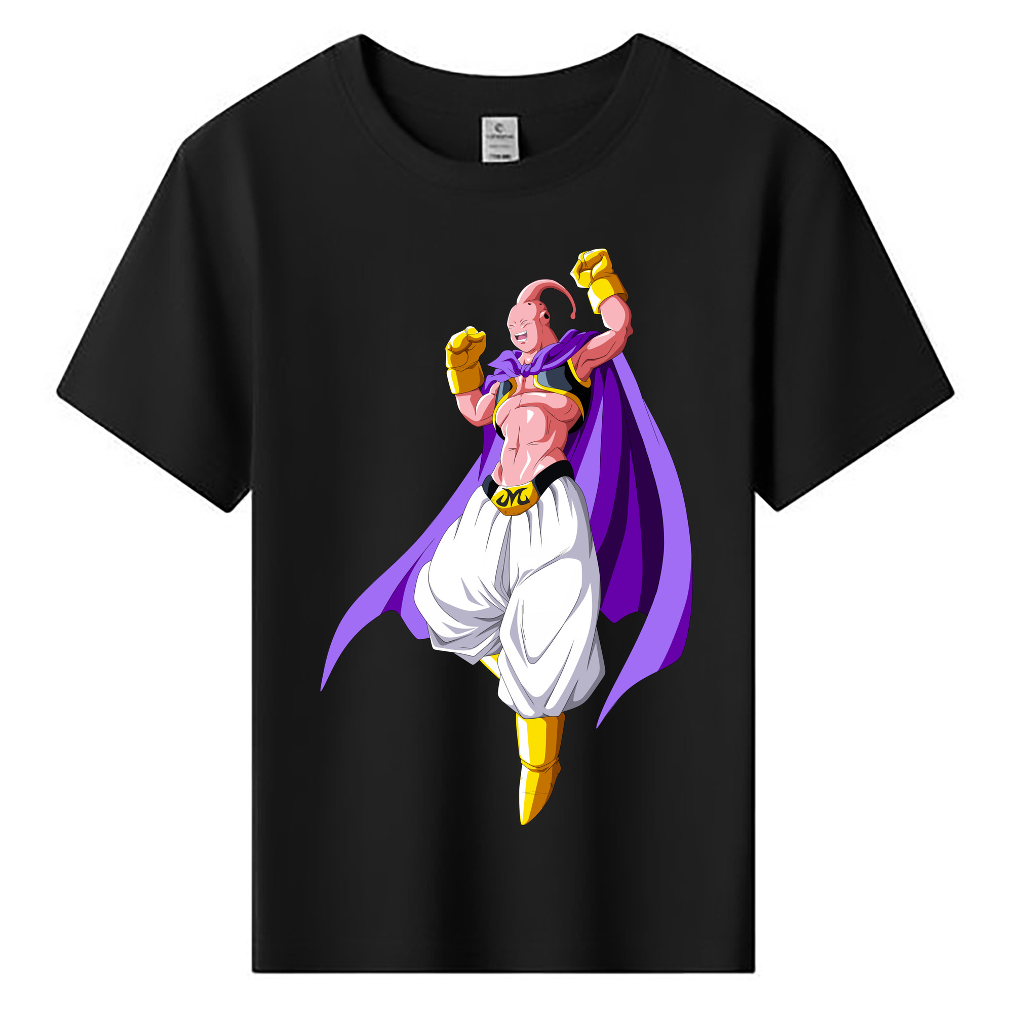 （画像用） ドラゴンボール 魔人ブウ DRAGON BALL Majin Buu 綿100％キッズTシャツ（フロントプリント）