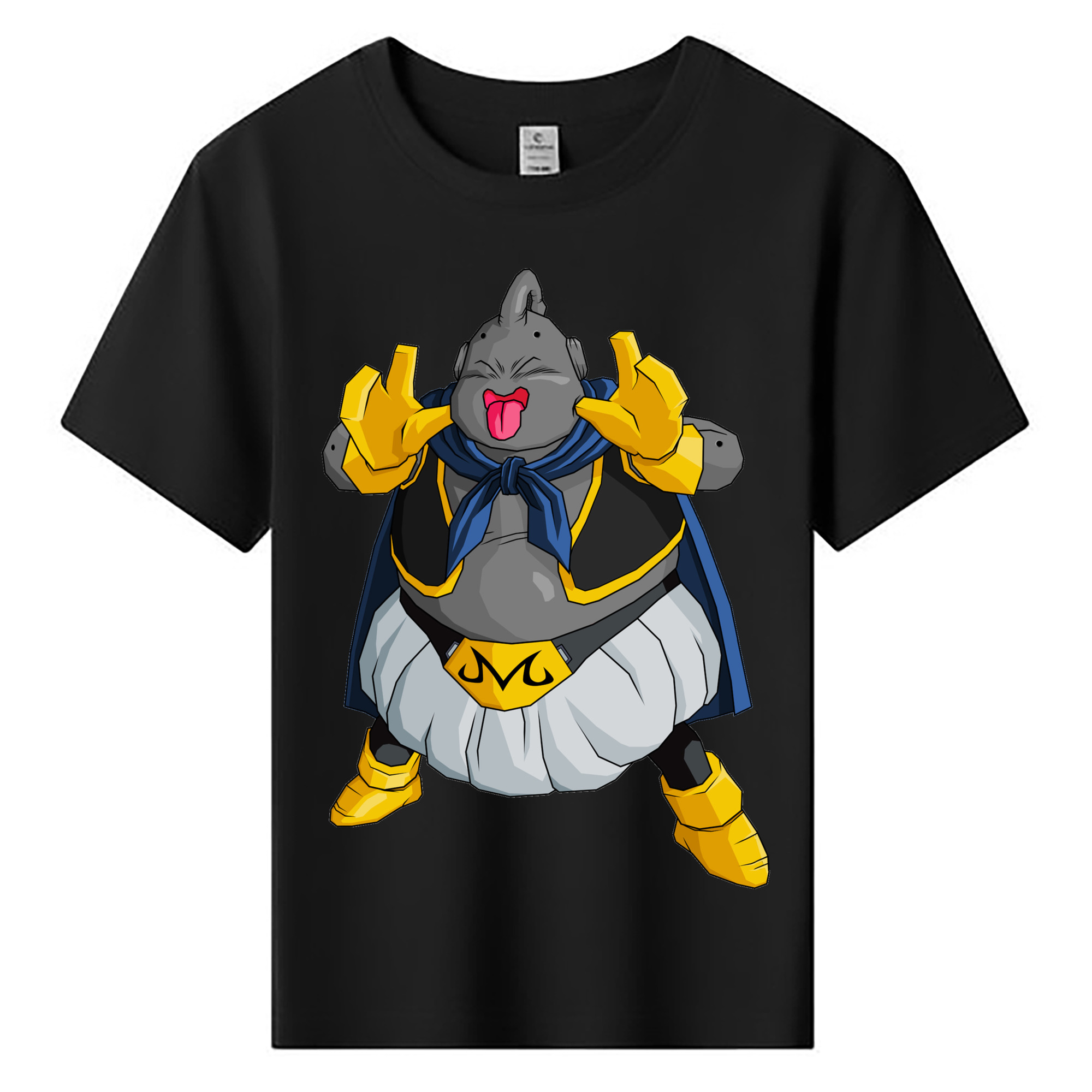 （画像用） ドラゴンボール 魔人ブウ DRAGON BALL Majin Buu 綿100％キッズTシャツ（フロントプリント）